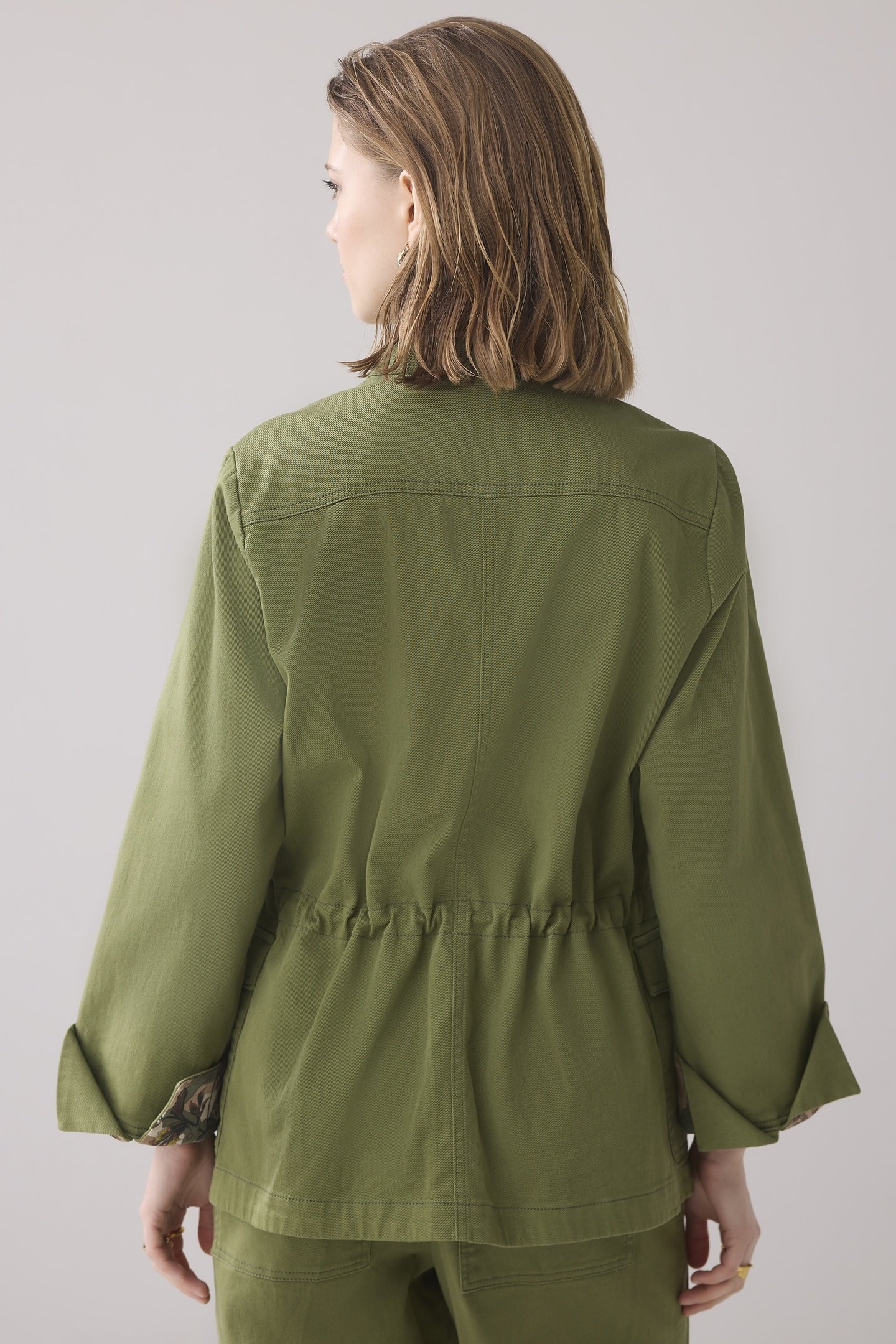 JACKET COTTON STRETCH COMBAT GREEN 3