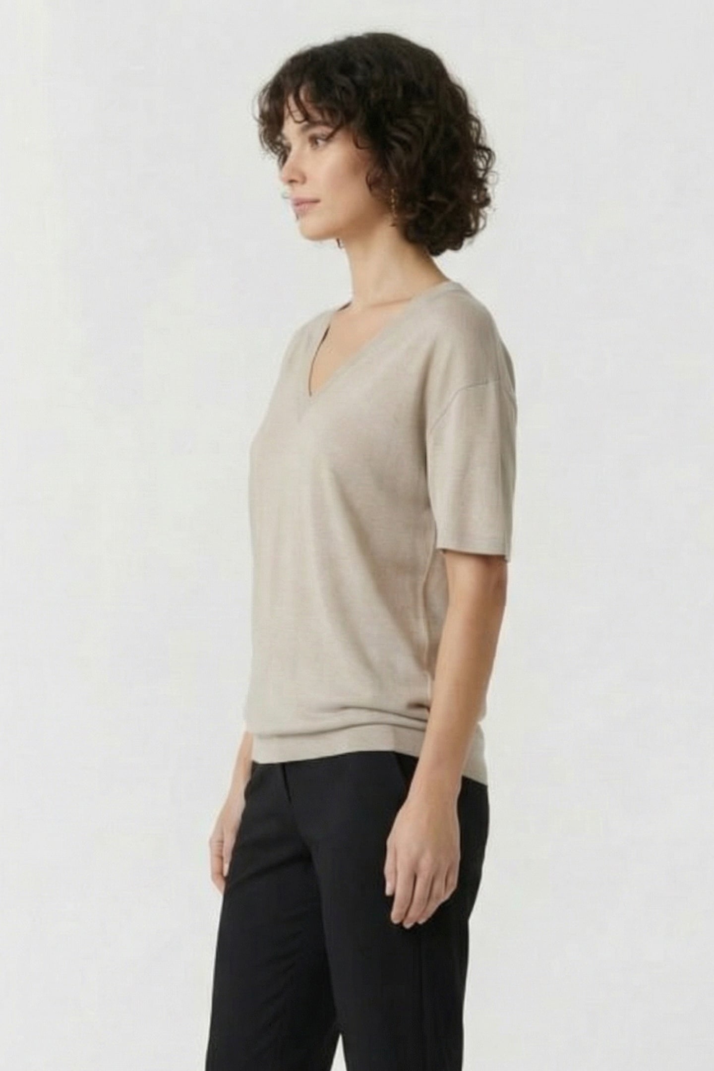FERIO T-SHIRT STONE GREY 3