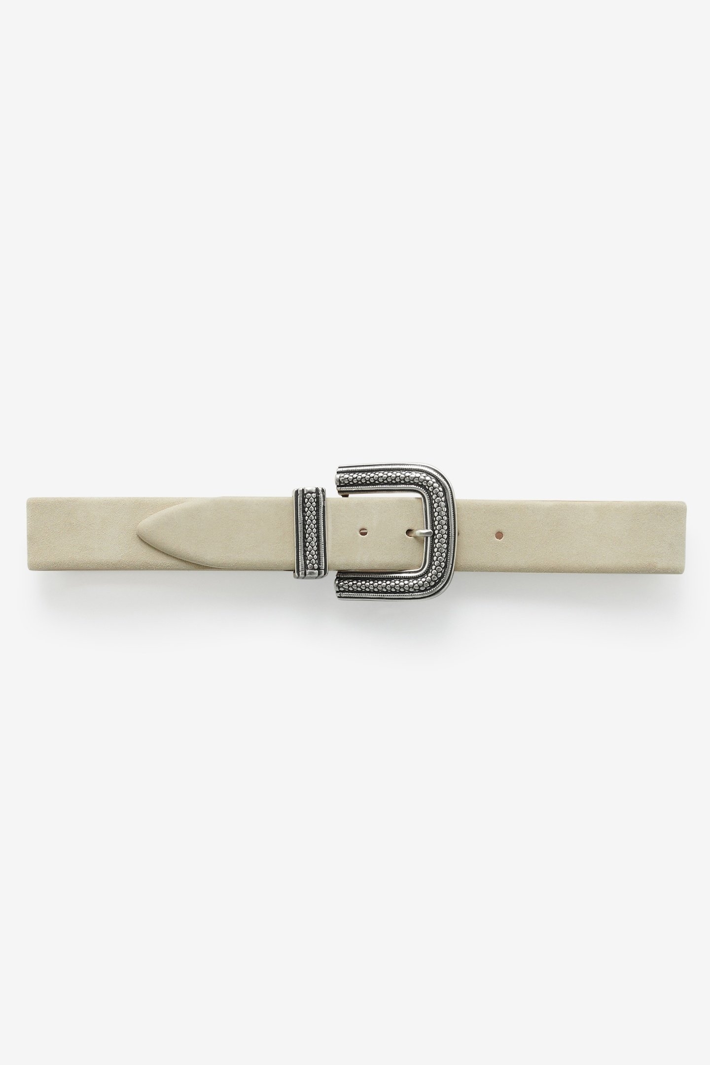 OVIA SUEDE MEDIUM BELT BEIGE 1