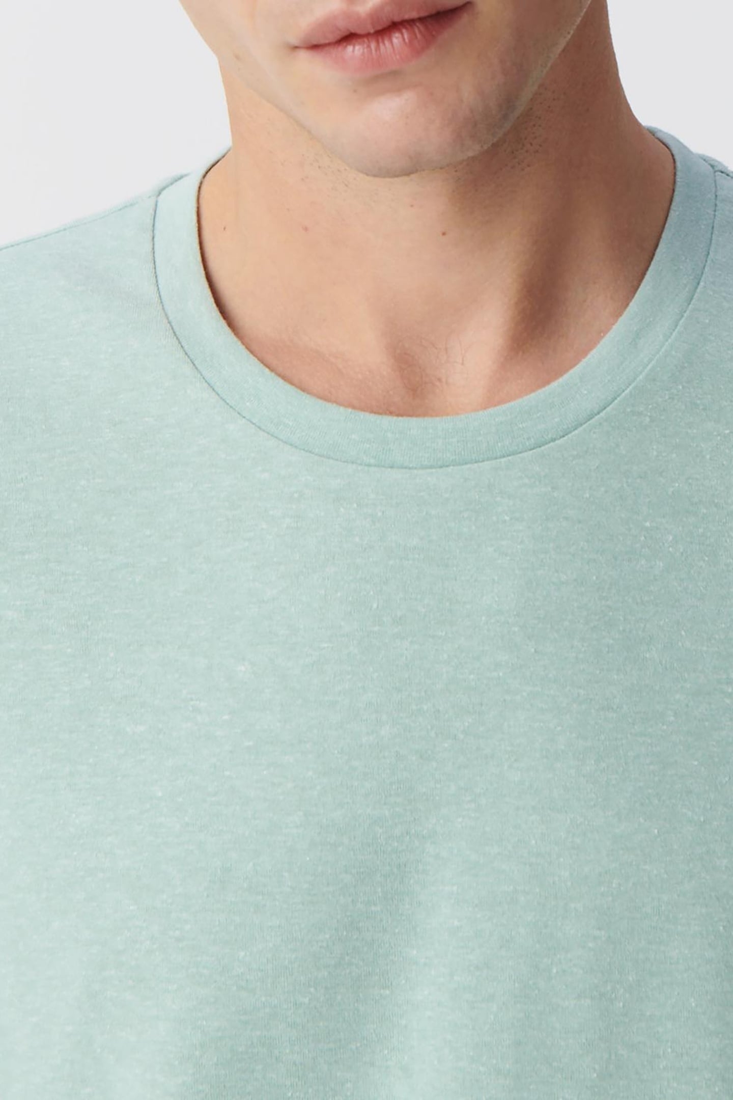 CELADON HEMP BLEND DRY FAST T-SHIRT 5