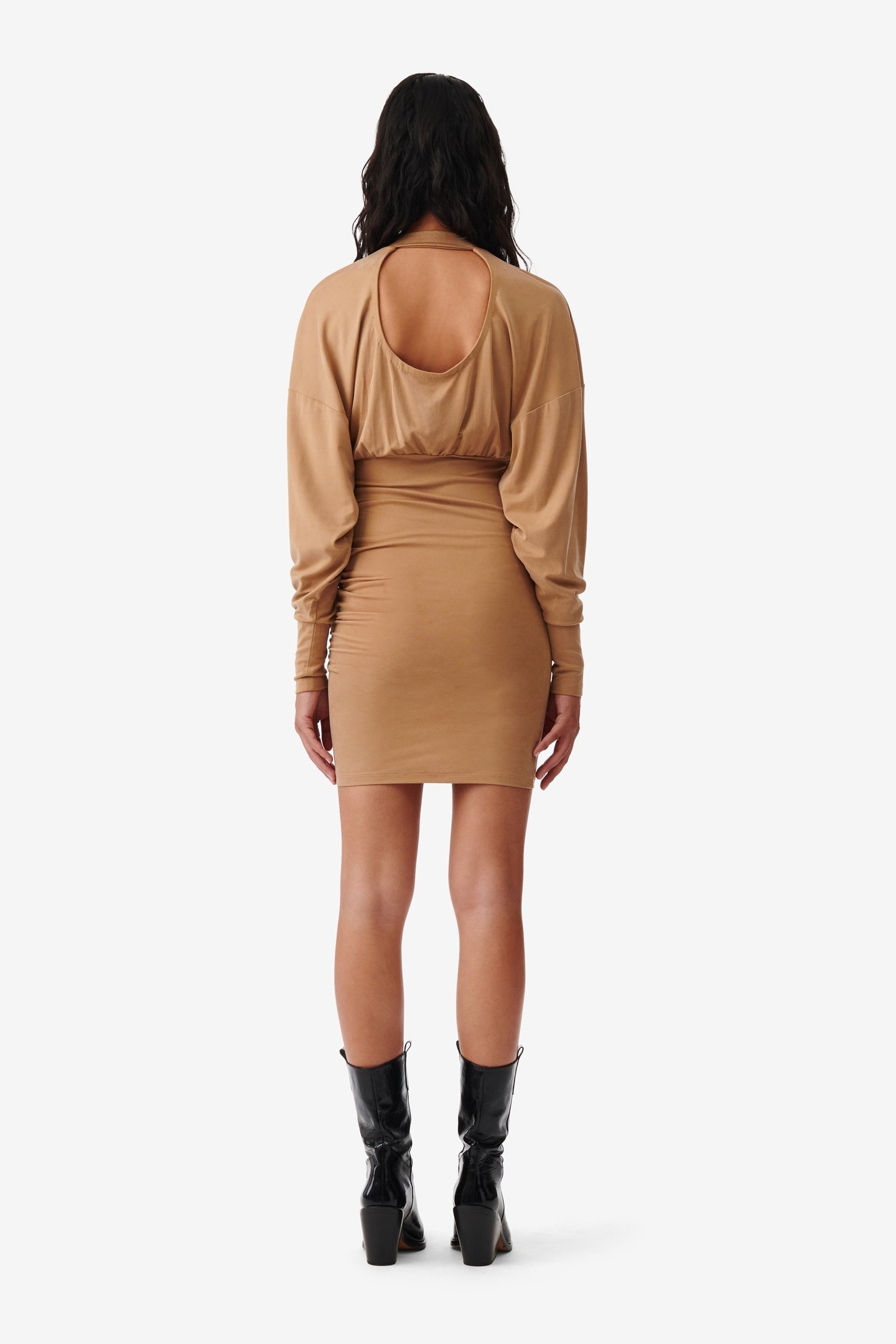VIGGO DRESS LIGHT CAMEL 3
