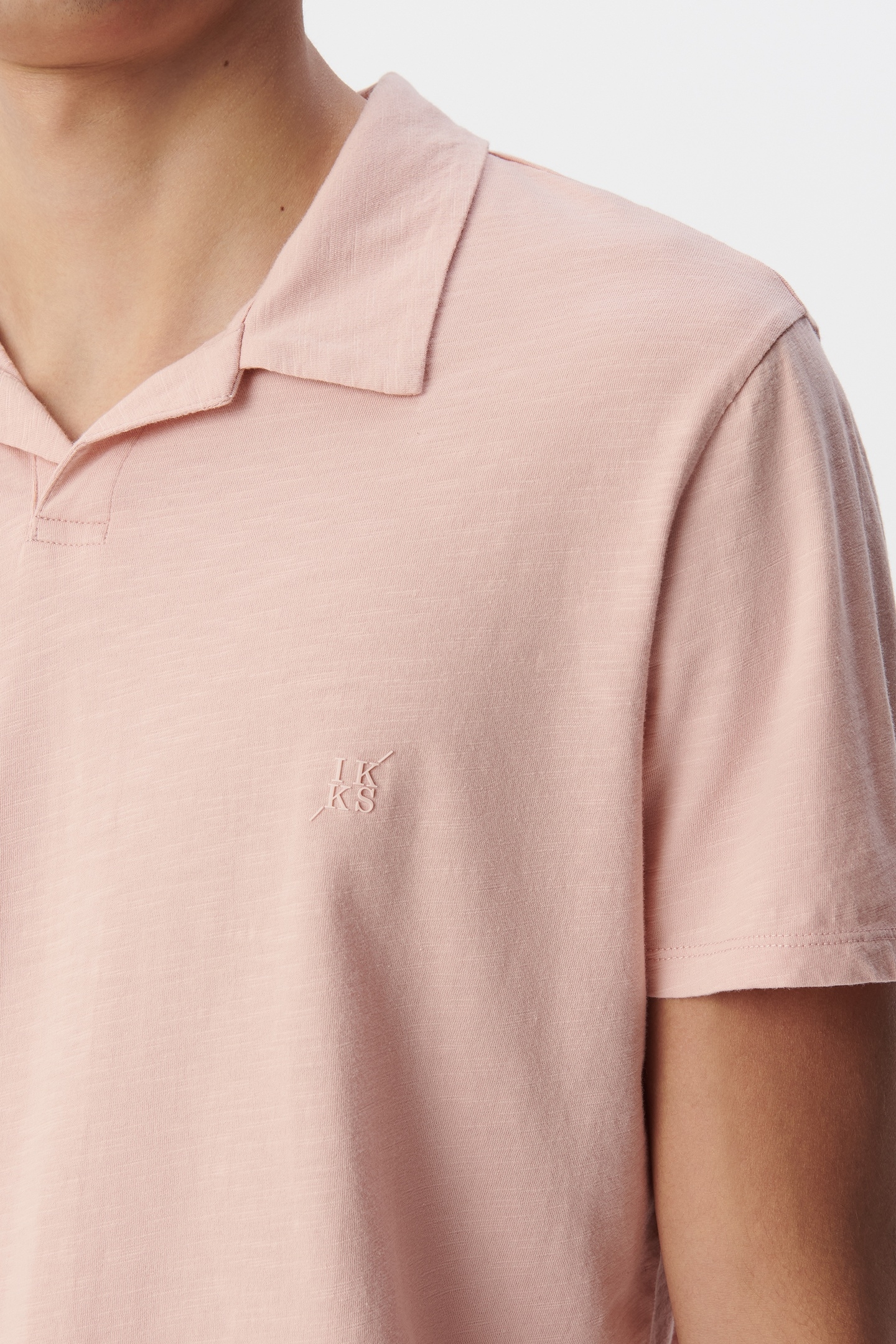 PINK ORGANIC COTTON POLO SHIRT 5
