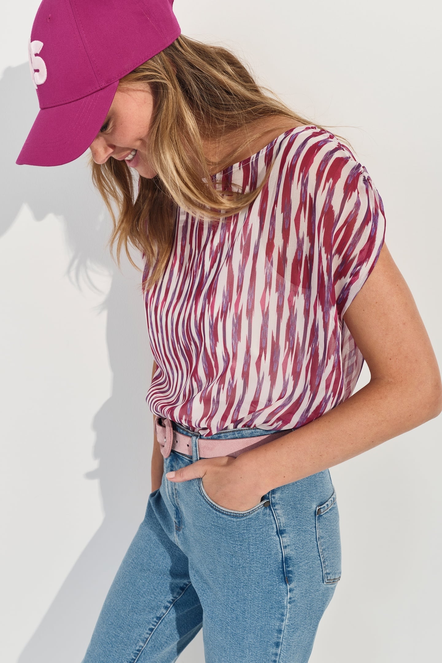 CELINA - PURPLE ZEBRA PRINT TOP 1