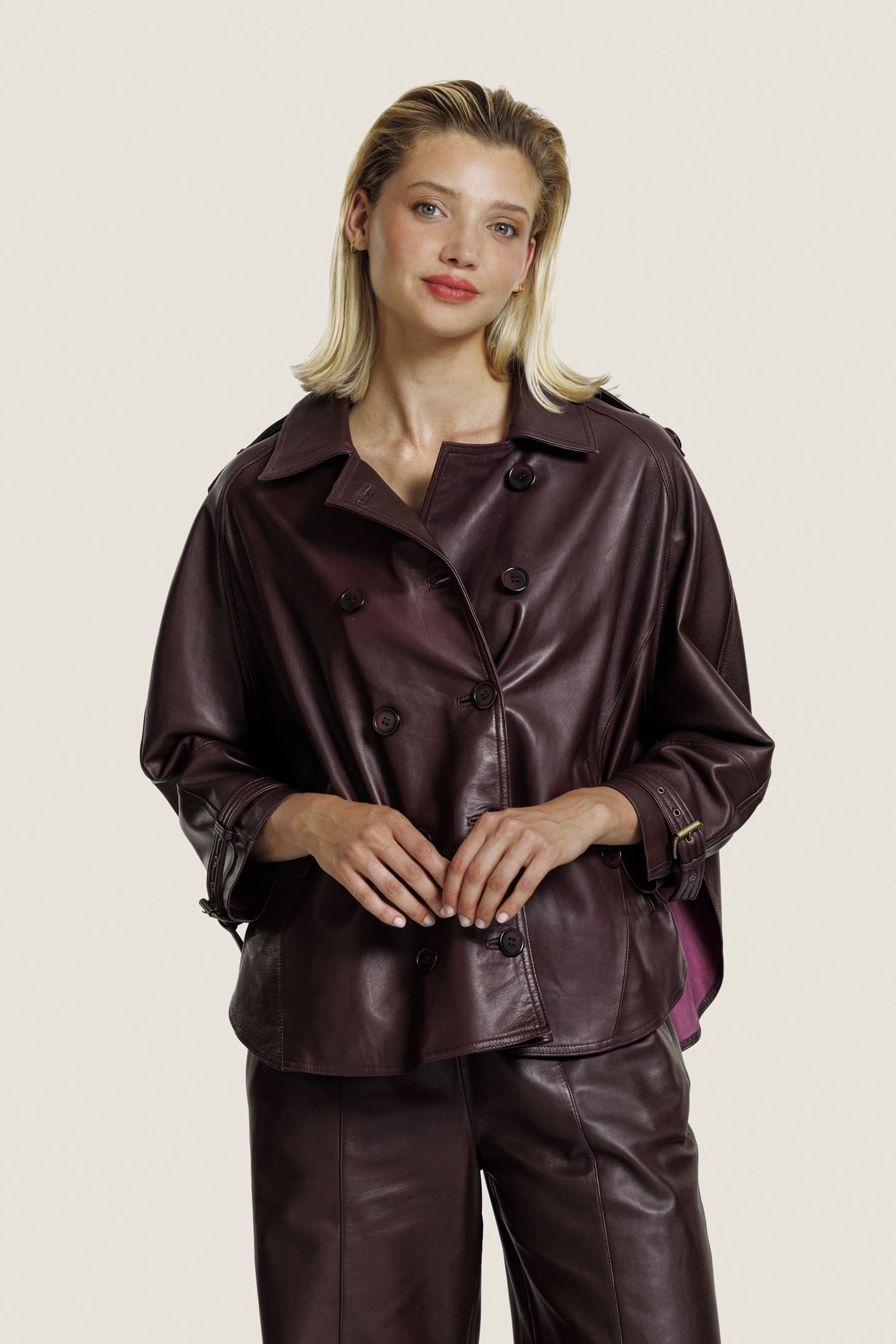 BIBI BLOUSE BURGUNDY 3