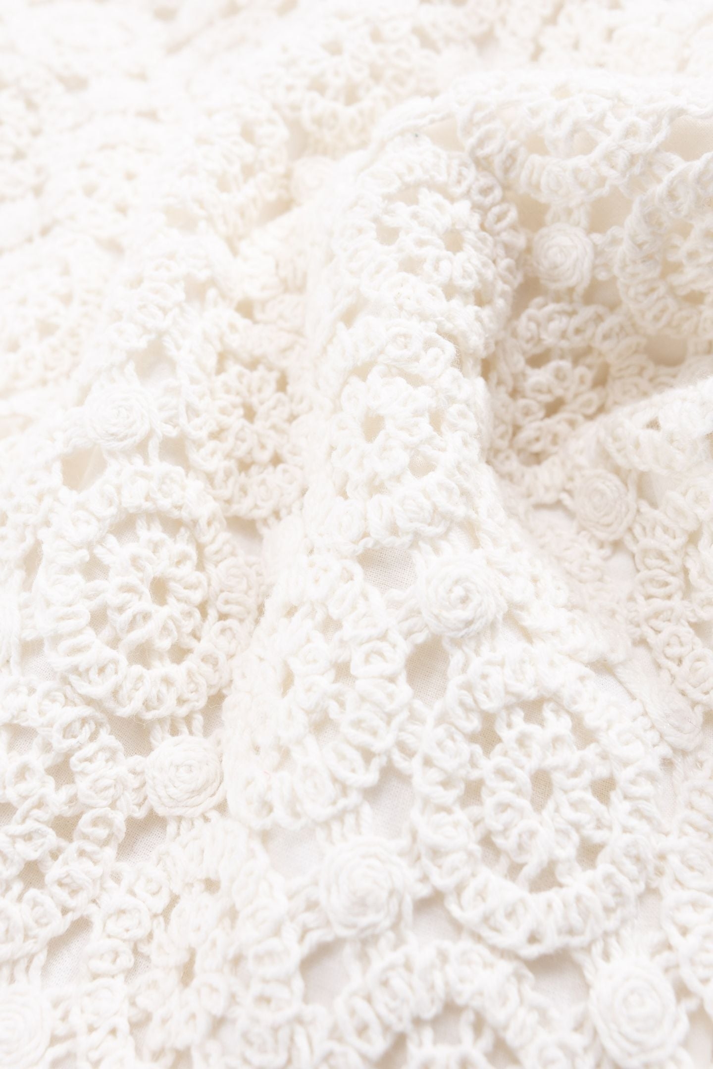 ECRU LACE SHORTS OFF-WHITE 6