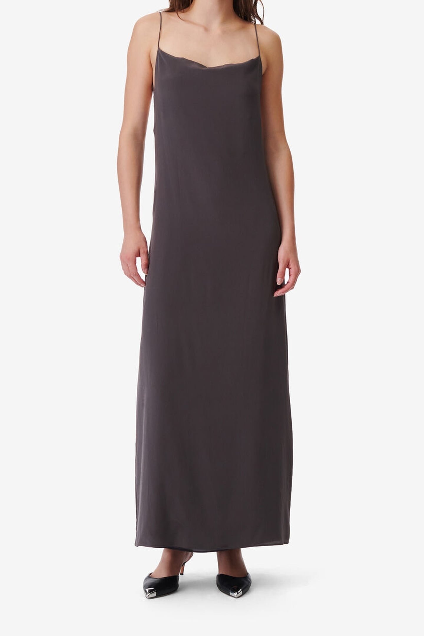 GISELA DRESS DARK GREY 1