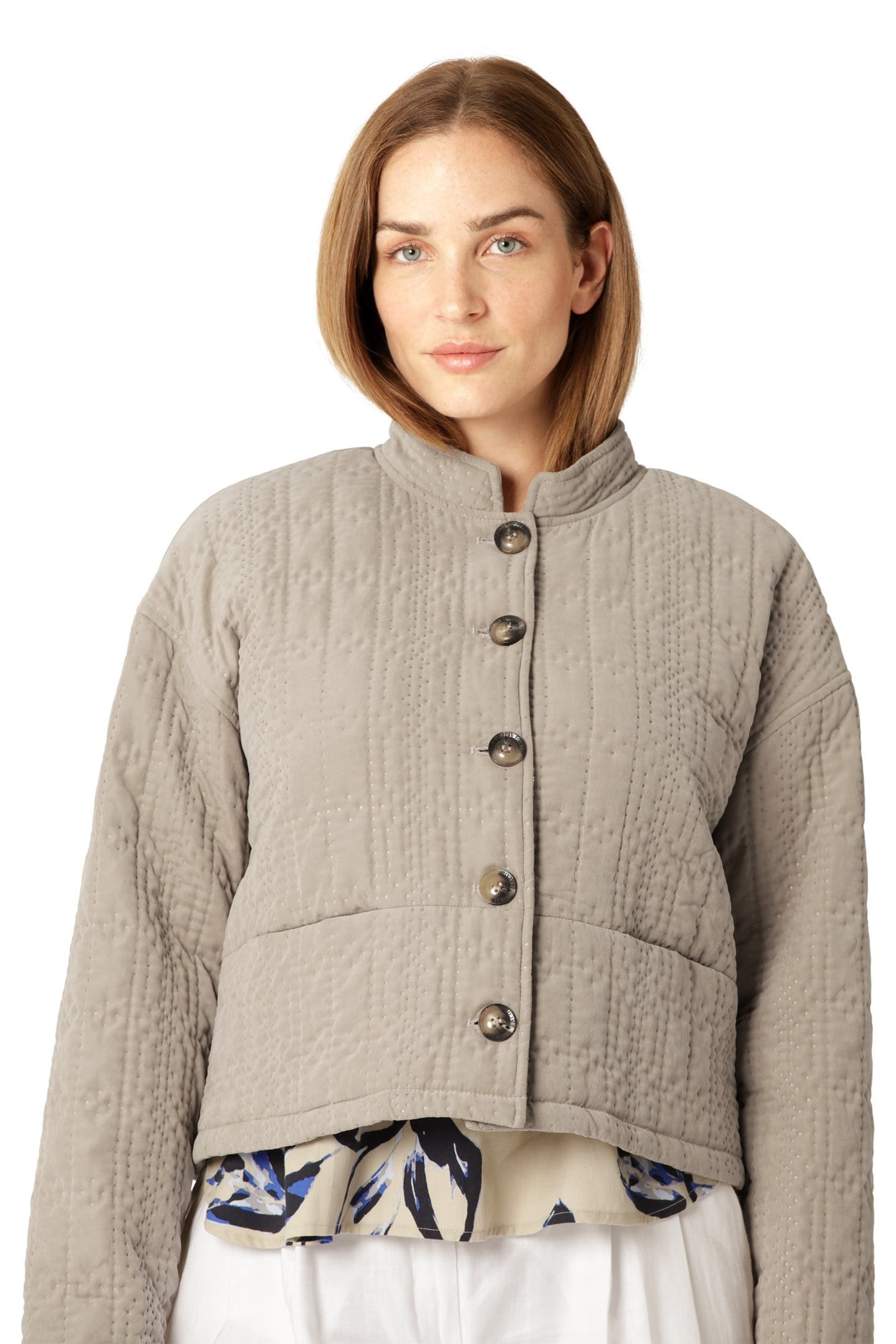 RAIN&OUTERWEAR QUILTTO01 GREIGE 2