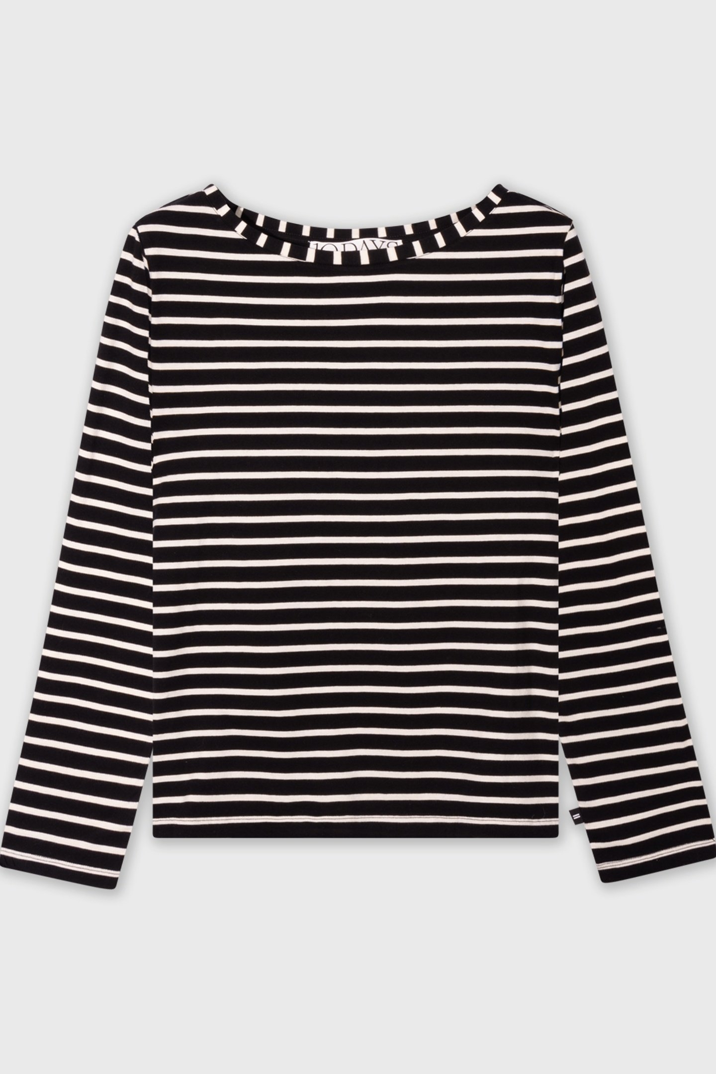 THE LONG SLEEVE TEE STRIPES BLACK/WHITE 4