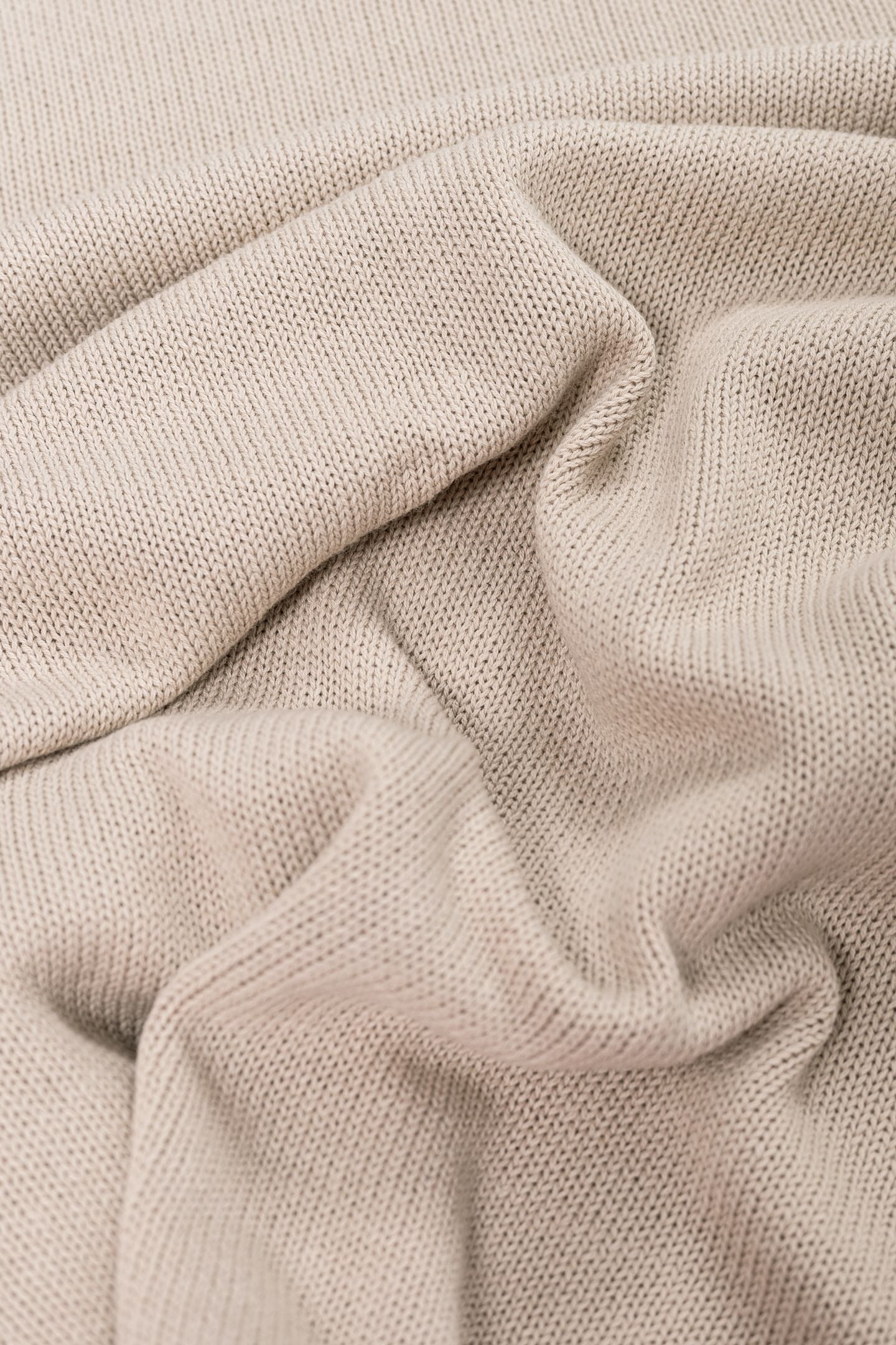 FLAX KNIT SWEATER WITH ROLLED EDGES 7