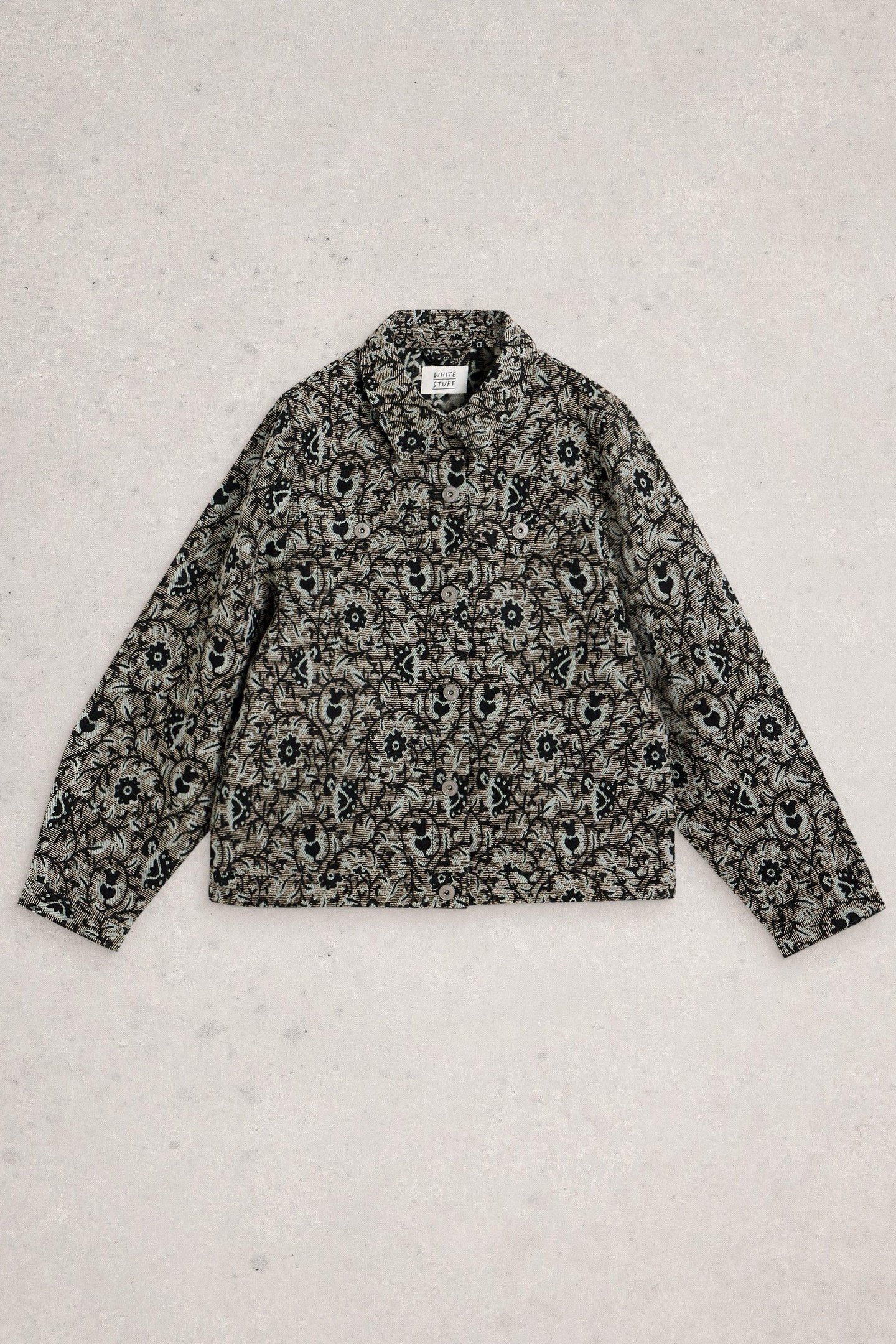 ESME JACQUARD JACKET GREY MULTI 4