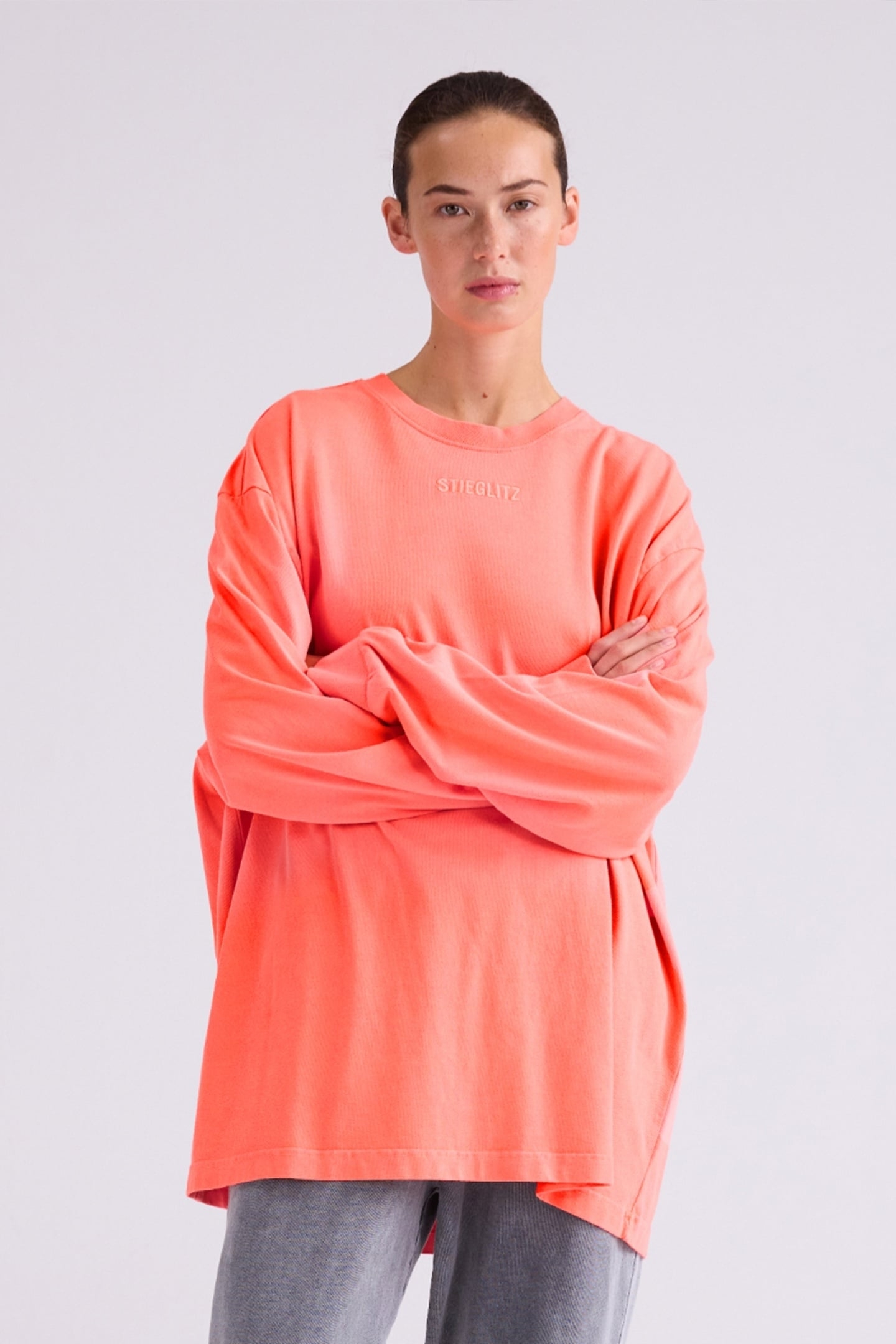 BASIC SKATE LONGSLEEVE CORAL 1