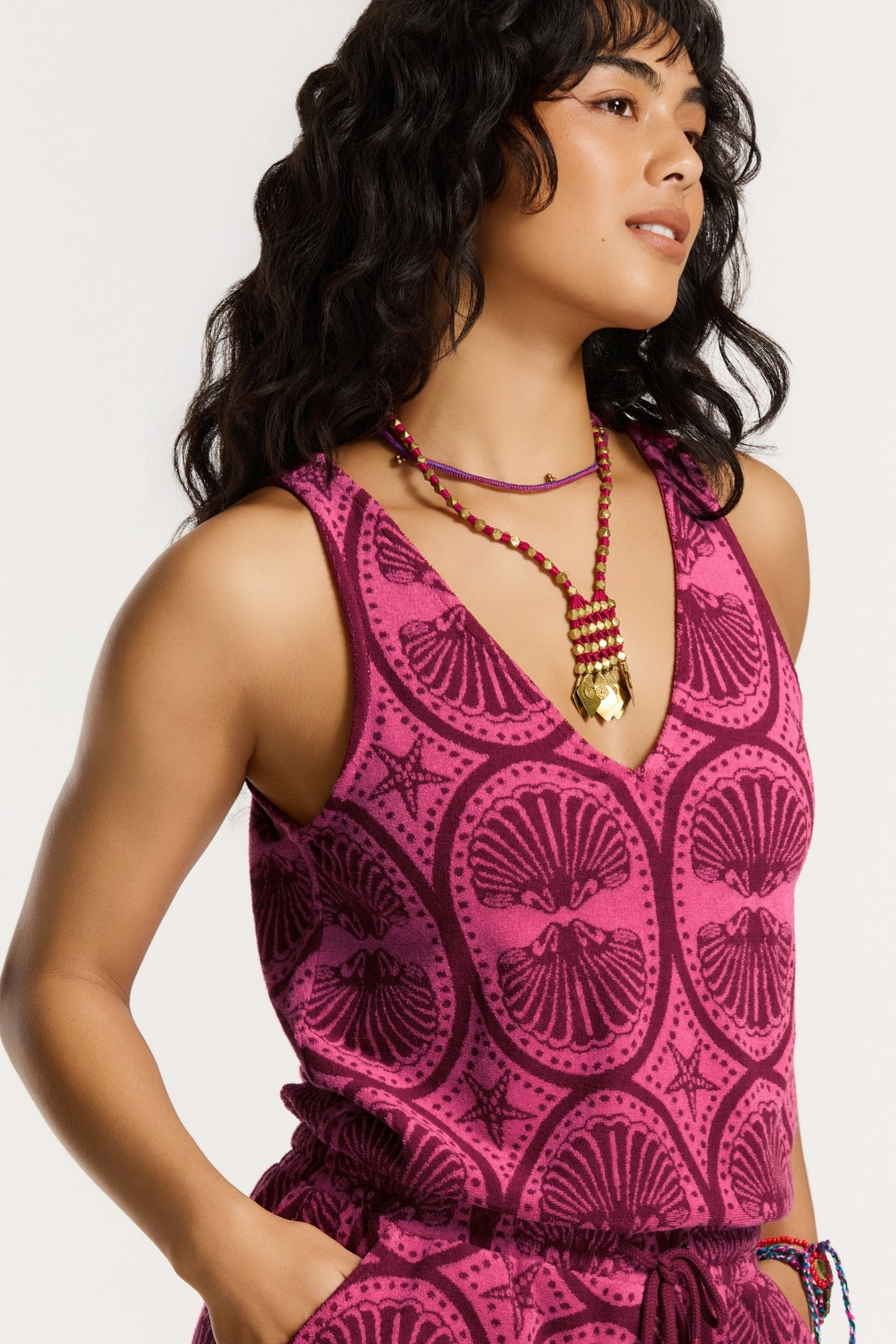 FIJI JUMPSUIT SEA PEARL PINK MAGENTA SEA PEARL 8