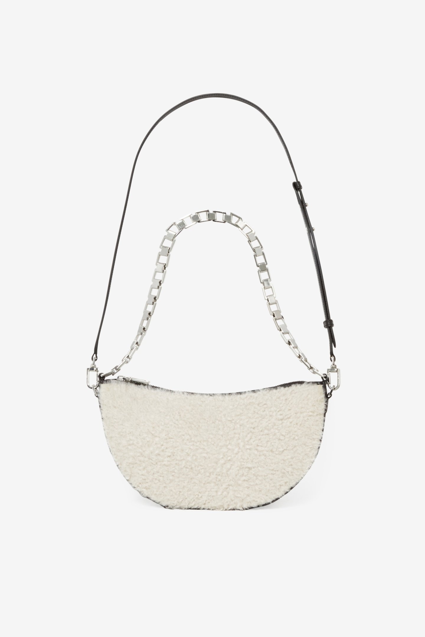 ARC XL FUR CROSS BODY BEIGE/BLACK 2