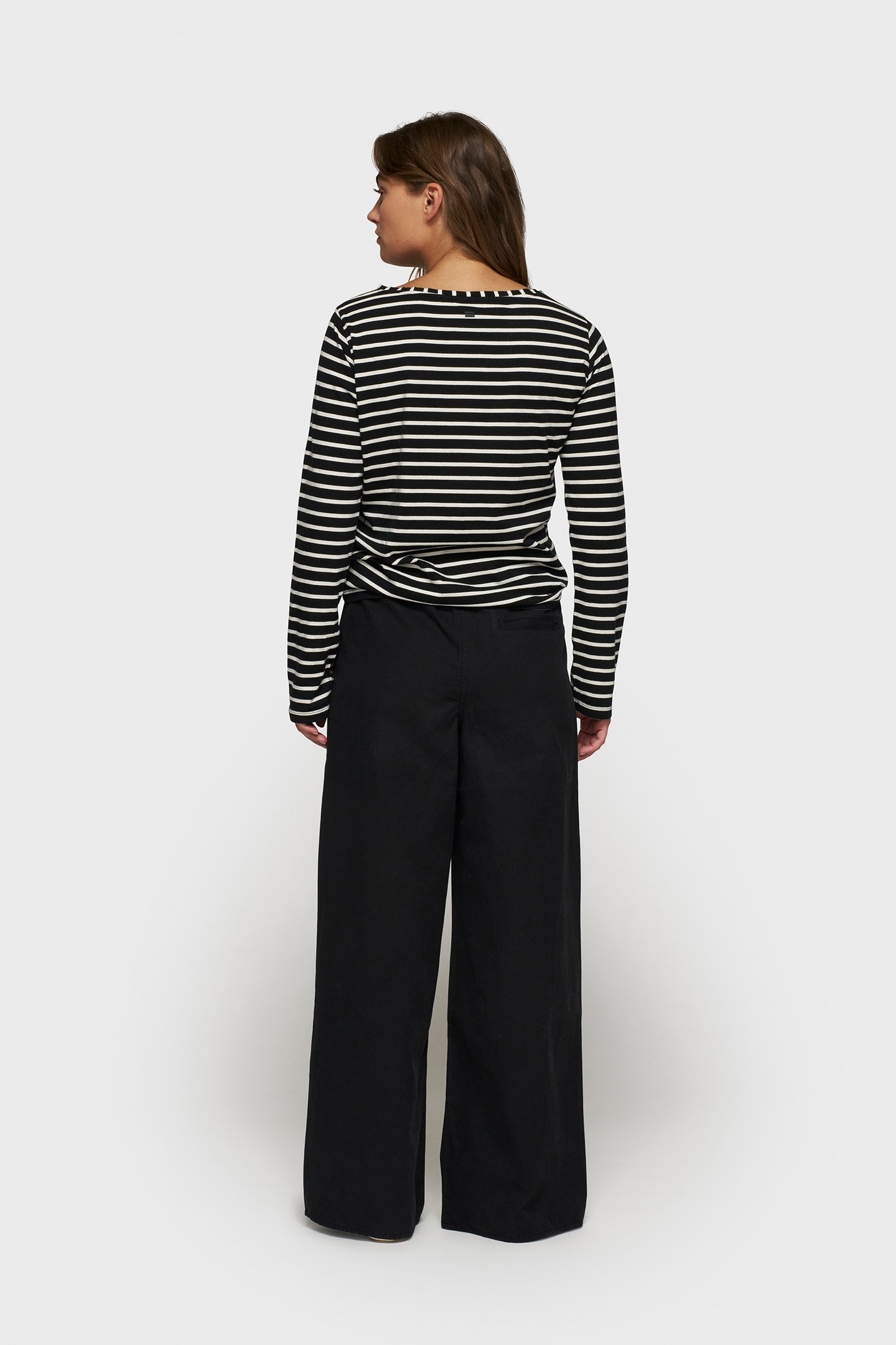 THE LONG SLEEVE TEE STRIPES BLACK/WHITE 3