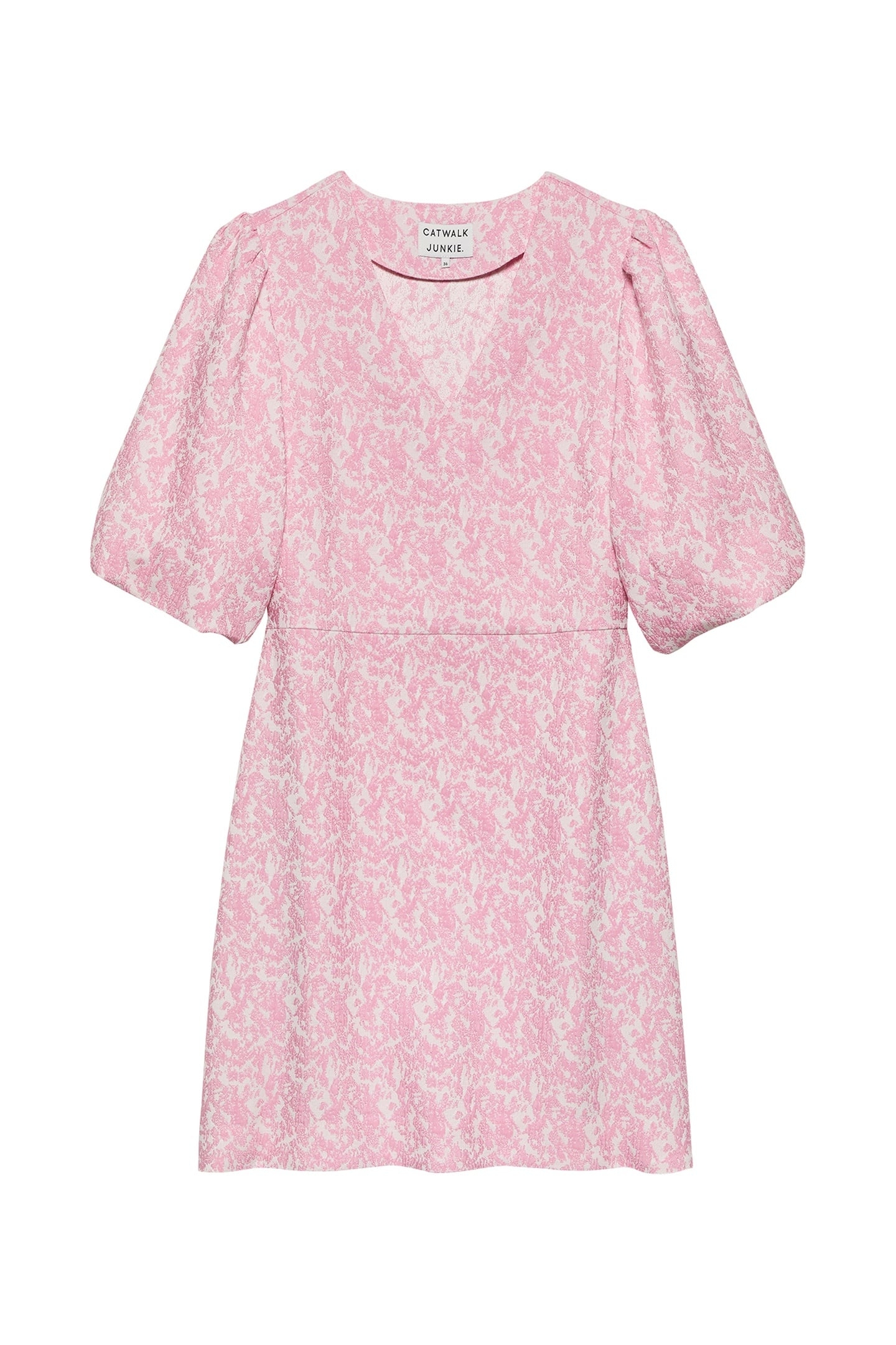 JACQUARD DRESS PINK 4