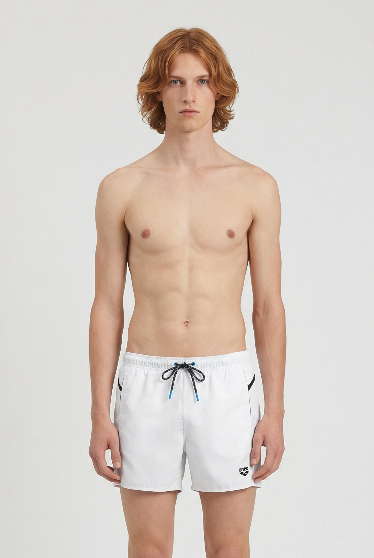 MEN'S ARENA PRO_FILE BEACH X-SHORT WHITE-NAVY 1