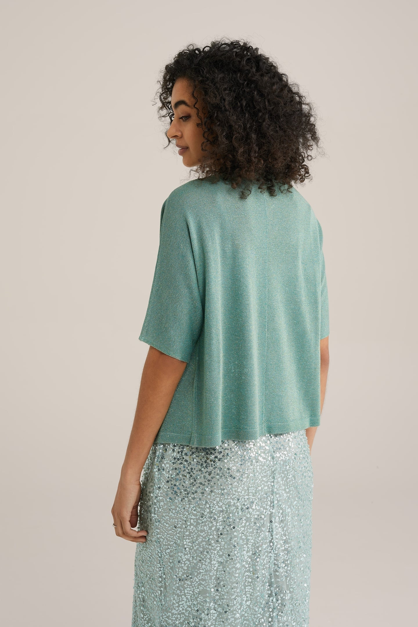 KNITTED CARDIGAN LIGHT GREEN 3