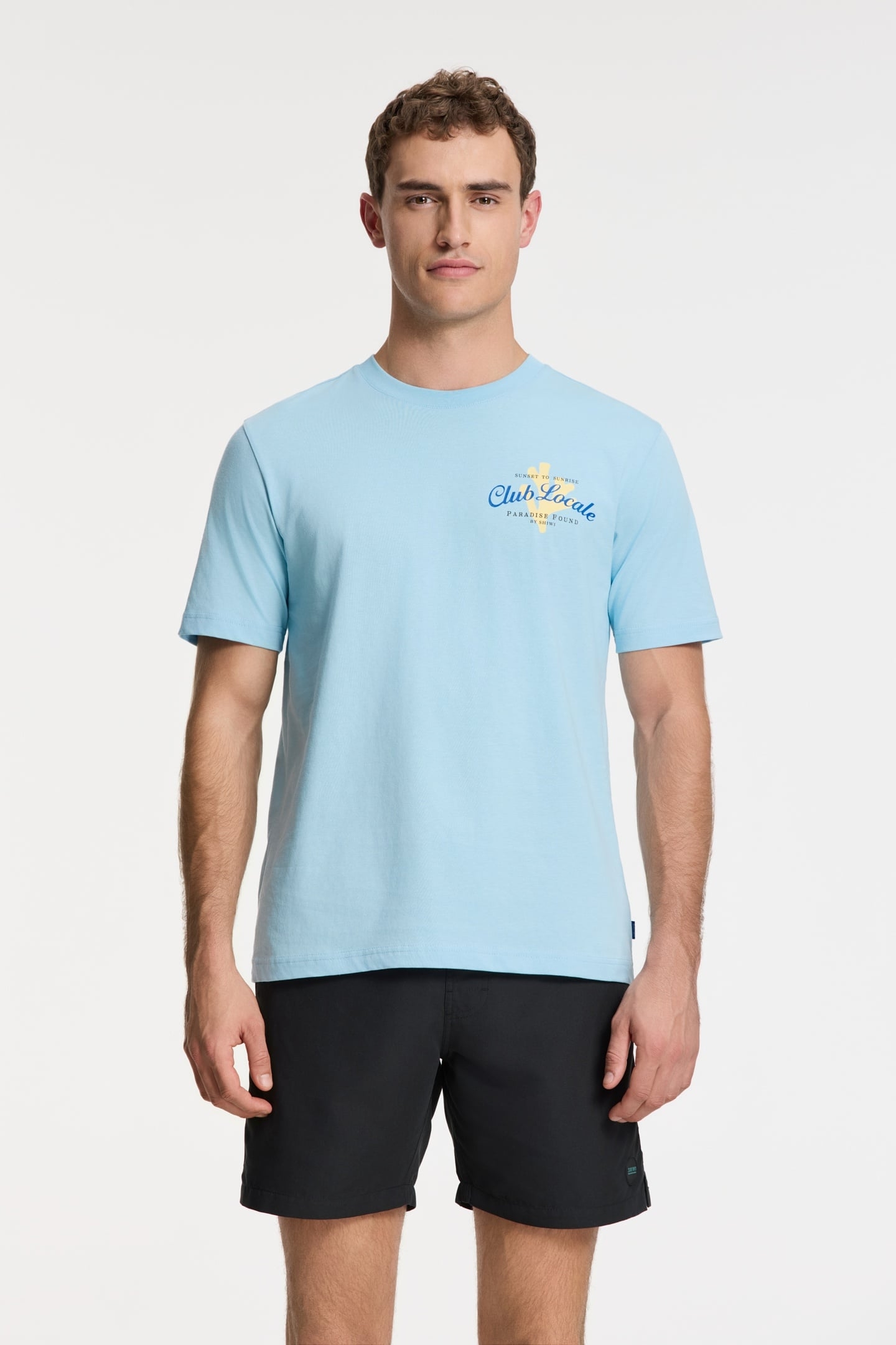 LIAM REGULAR T-SHIRT PARADISE BLUE SKY 1