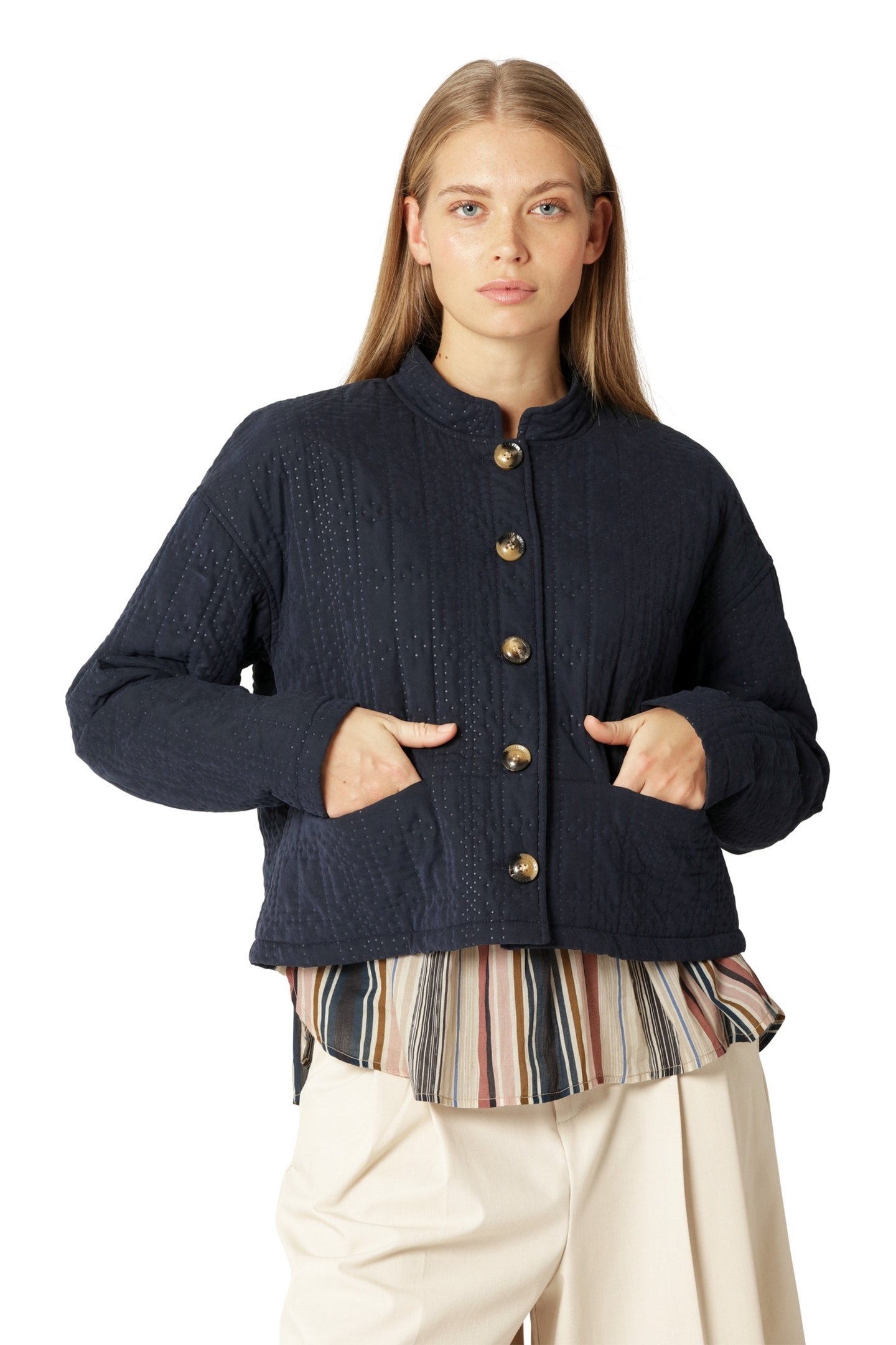 RAIN&OUTERWEAR QUILTTO01 DARK INDIGO 2