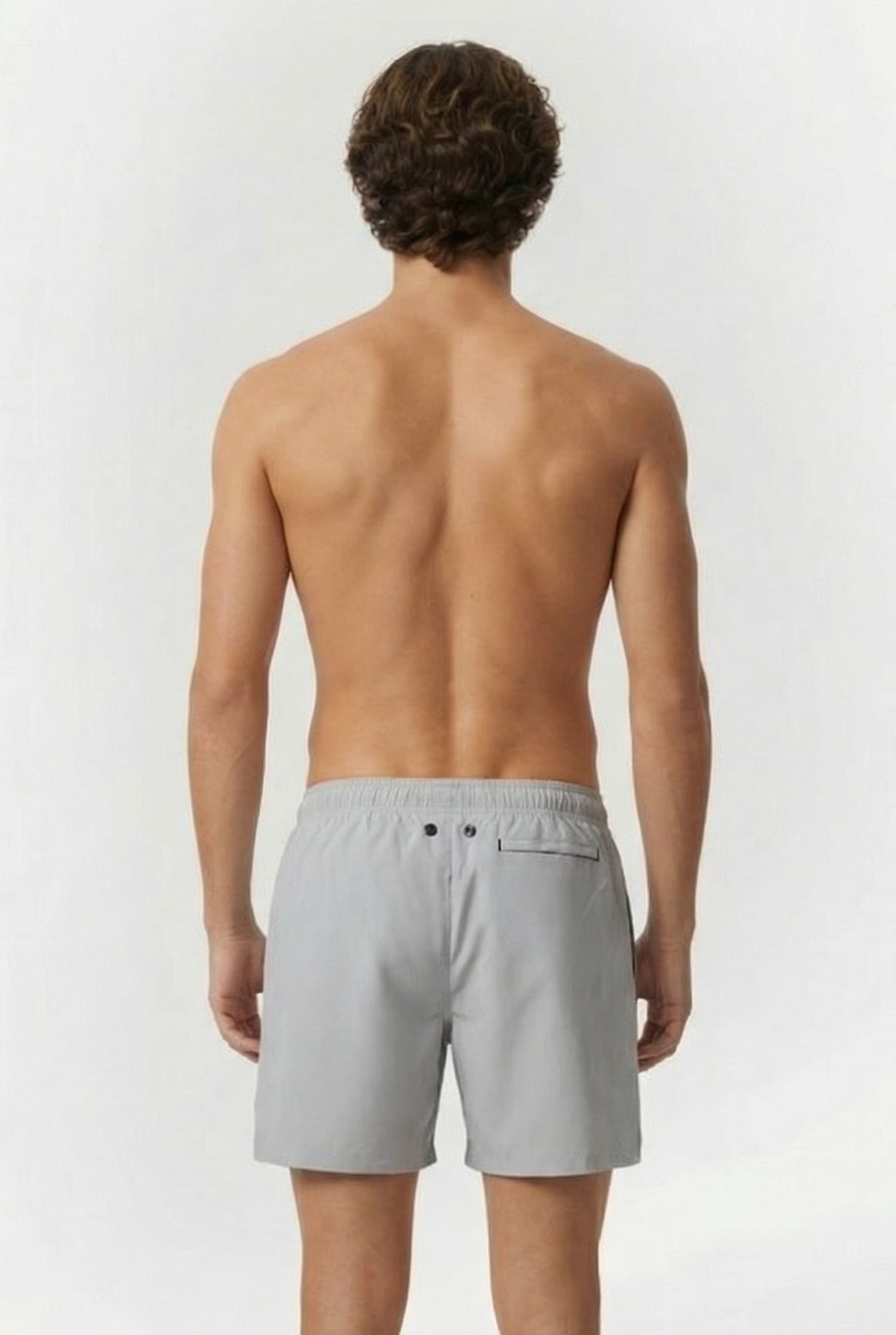 MEN'S ARENA EVO BEACH BOXER SOLID GREY SHADOW 2