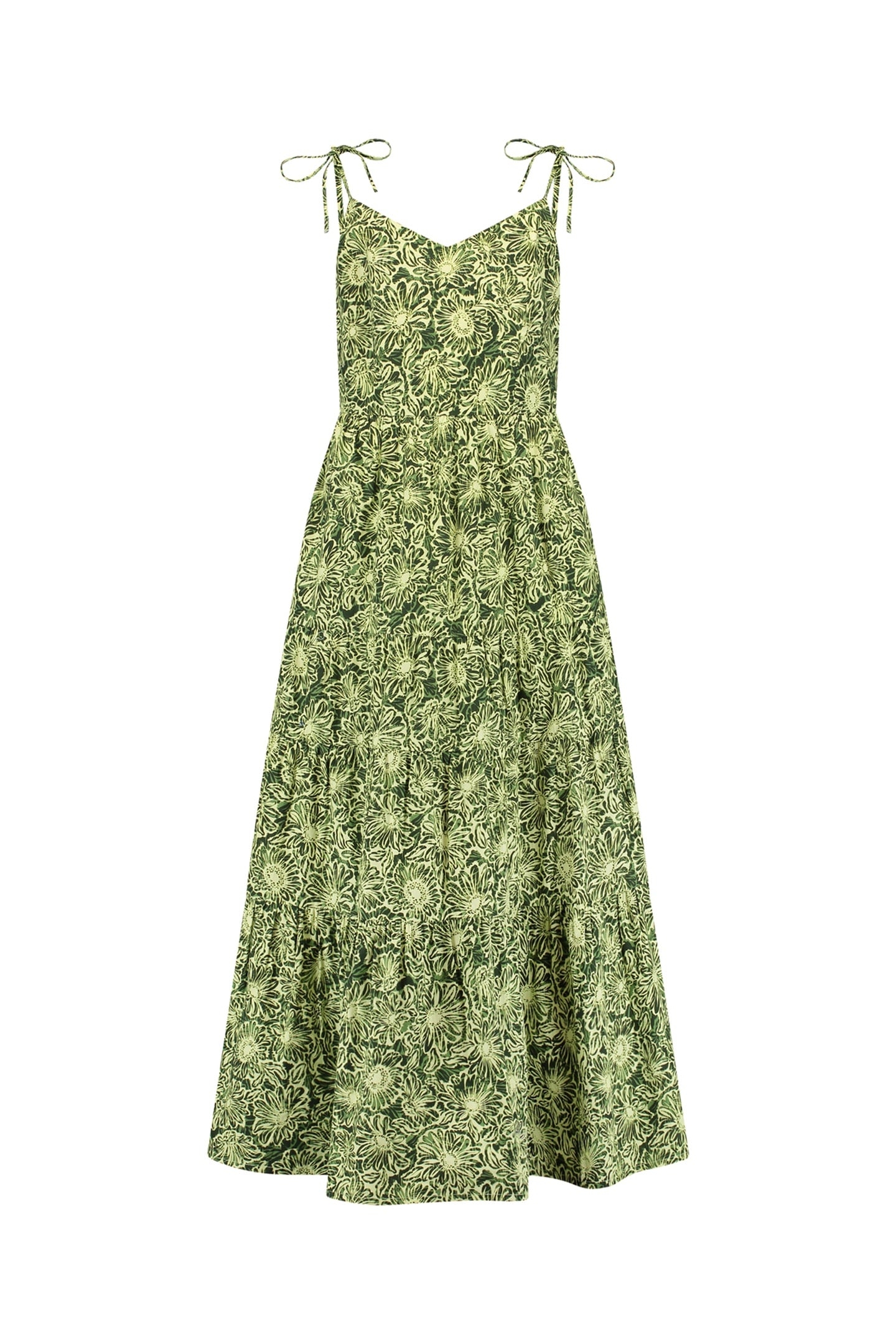 JOSIE DRESS DAISY BOUQUET GREEN DAISY BOUQUET 7