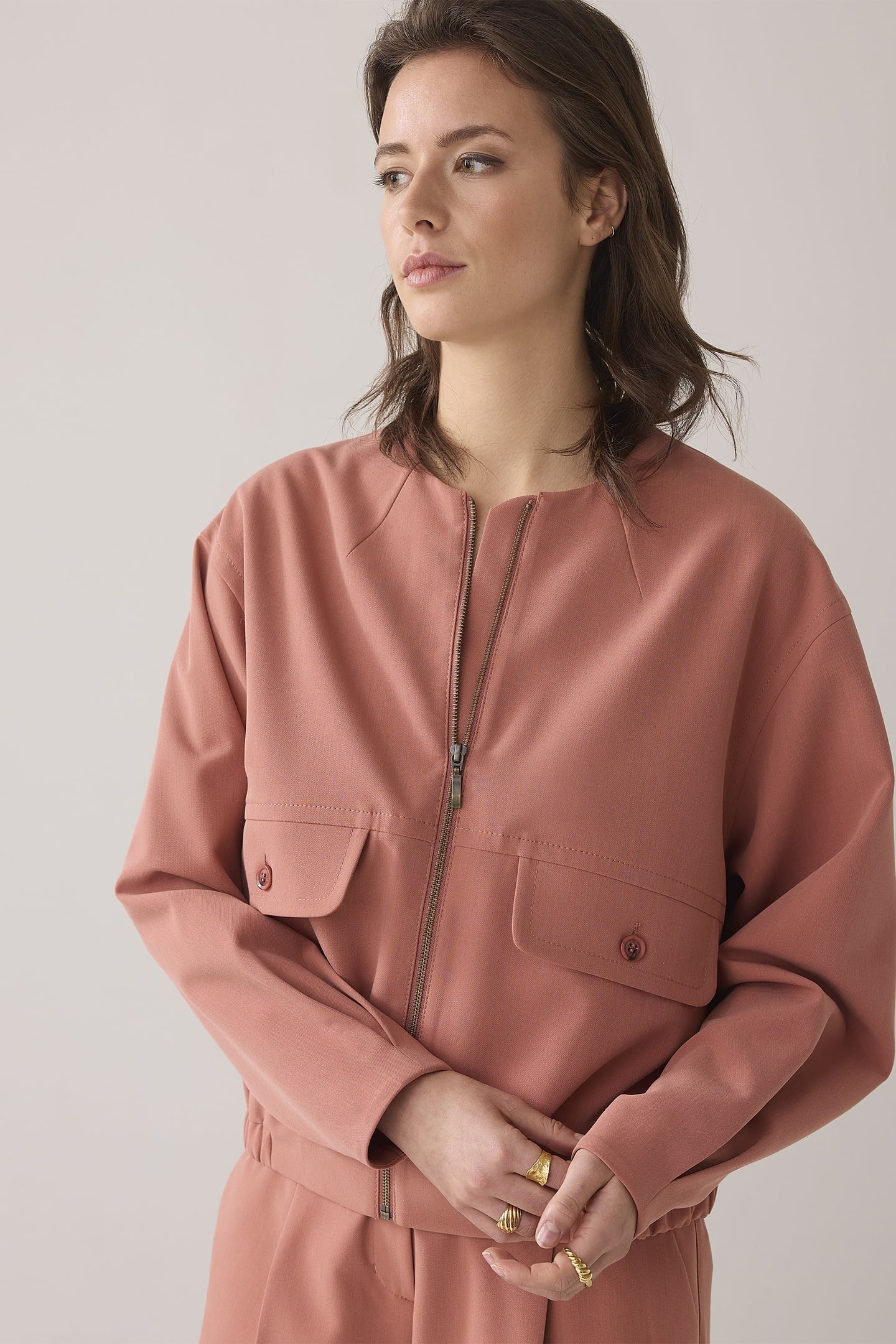 JACKET UNI SEPHIA BLUSH 1