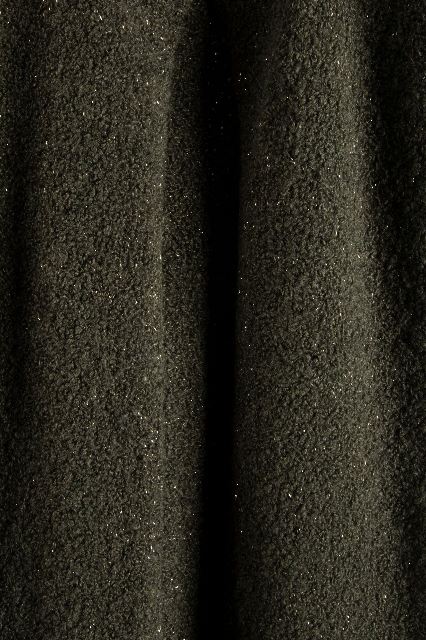 TESSA - KHAKI SLEEVELESS CARDIGAN WITH LUREX KNIT 4