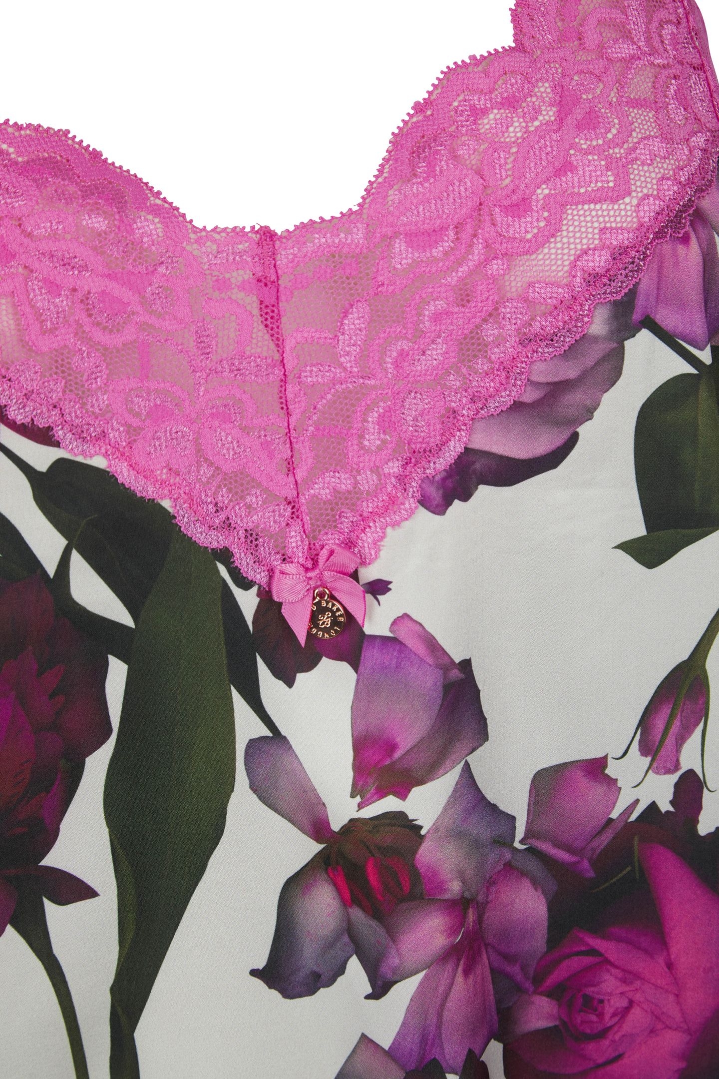 ARIANA 1PK CHEMISE WHITE DIGITAL PRINT 4