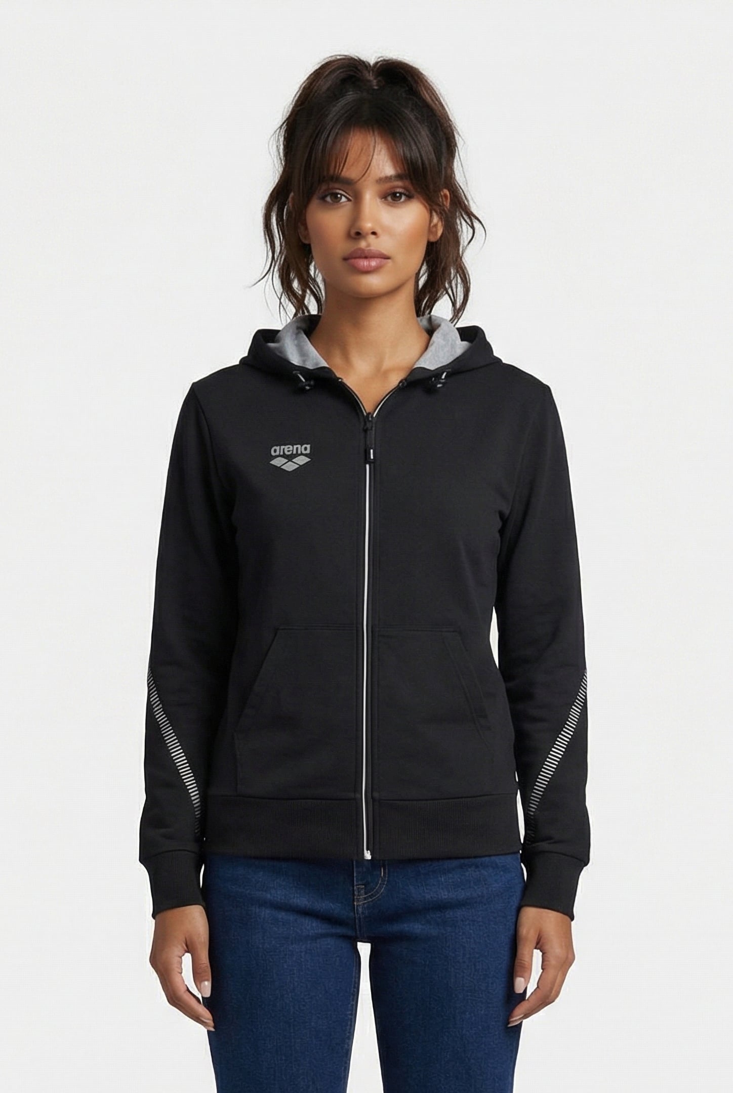 UNISEX TL HOODED JACKET BLACK 1