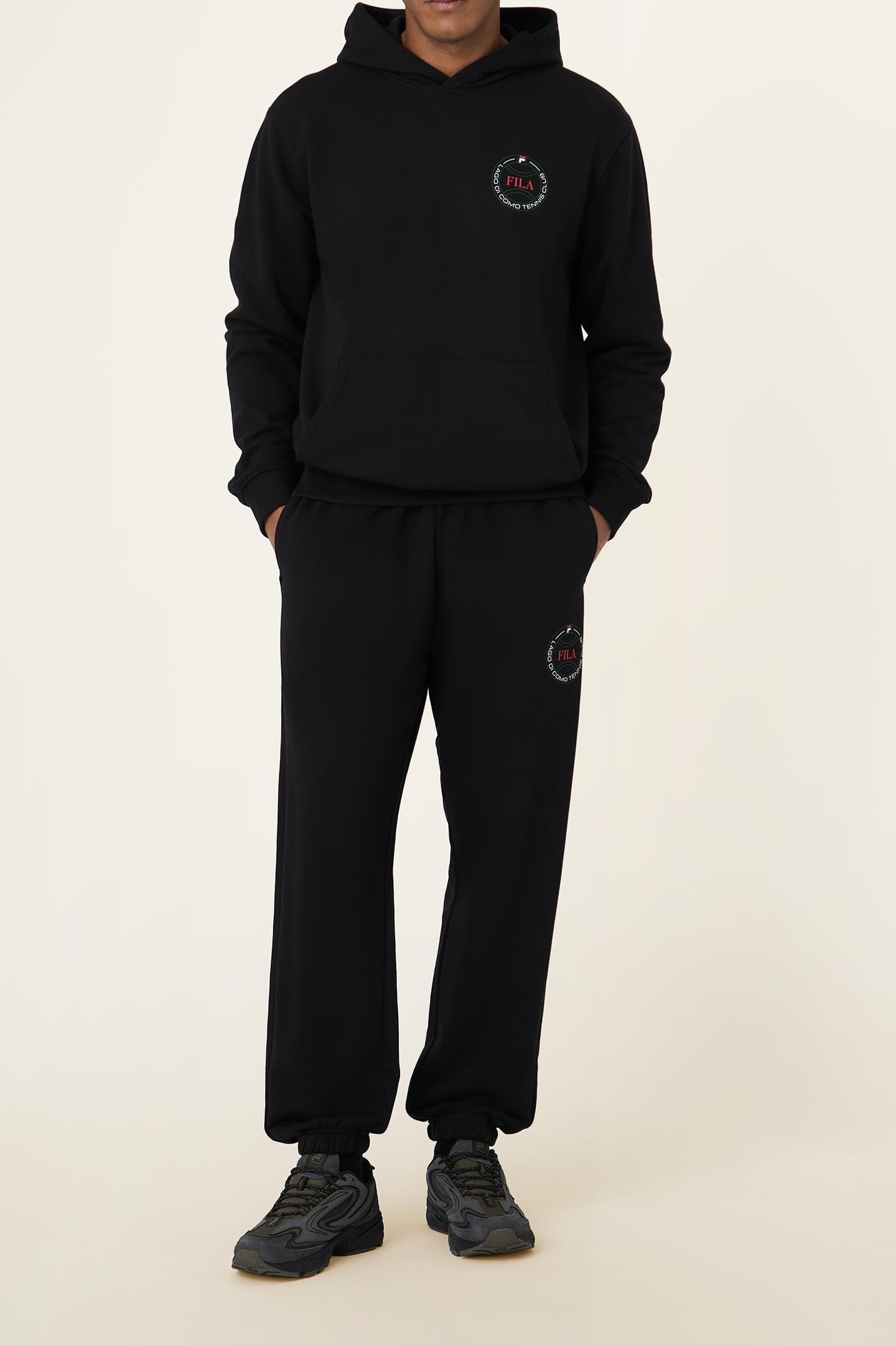 PARELLA RELAXED GRAPHIC SWEATPANTS BLACK 2