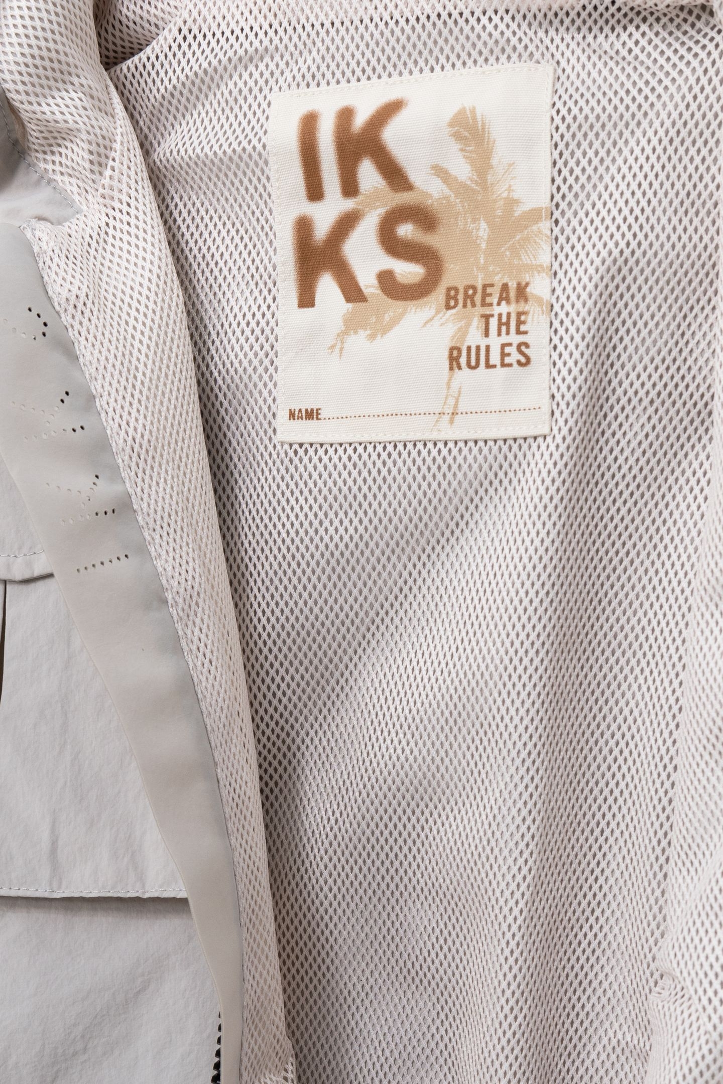 GREY NYLON MULTI-POCKET HOODED JACKET 7