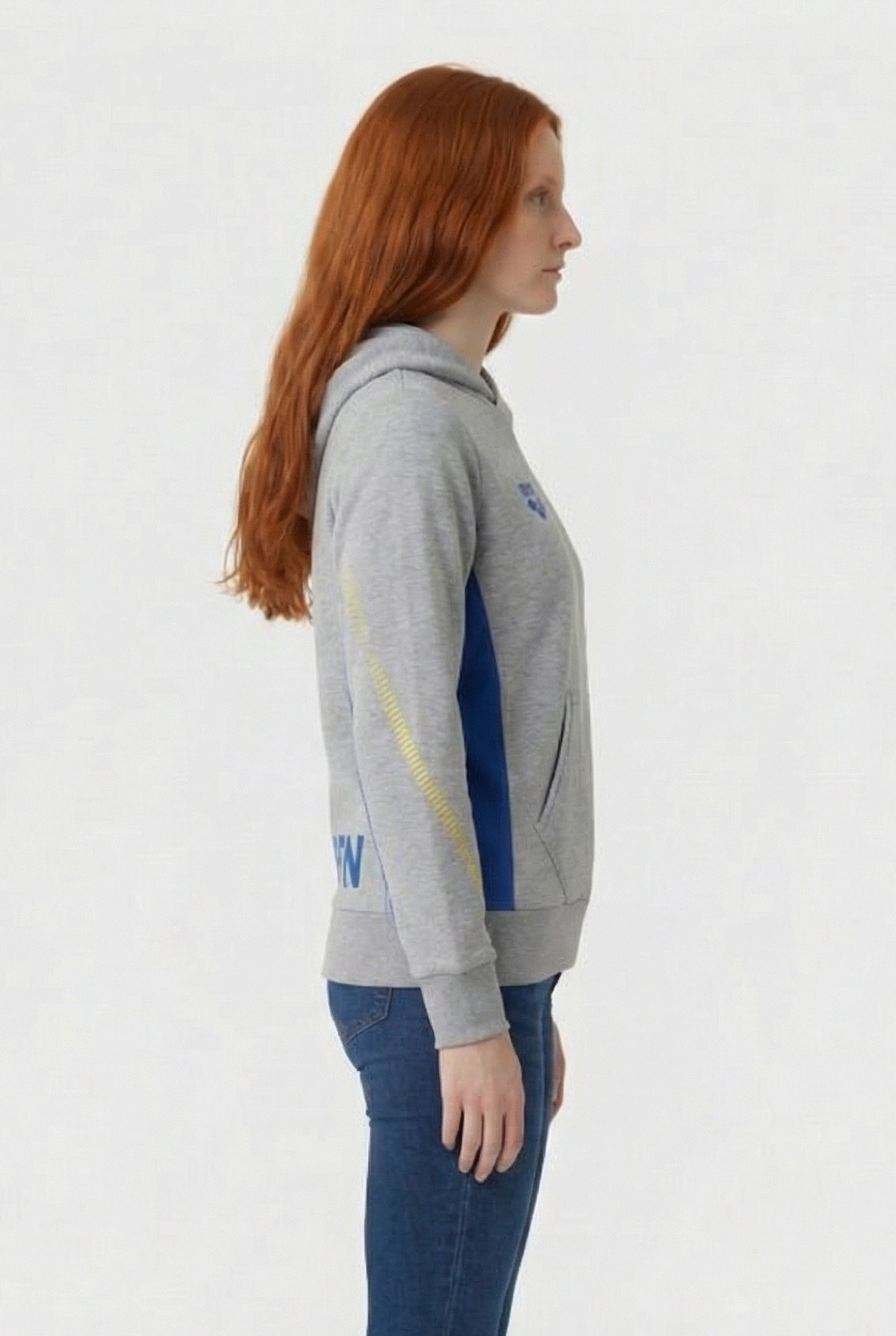 UNISEX SWEDEN HOODIE MEDIUM GREY MELANGE ROYAL 5