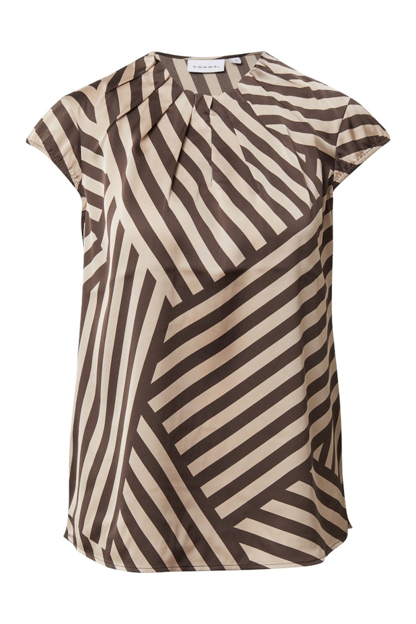 COMMA BLOUSES BROWN-DARK 4