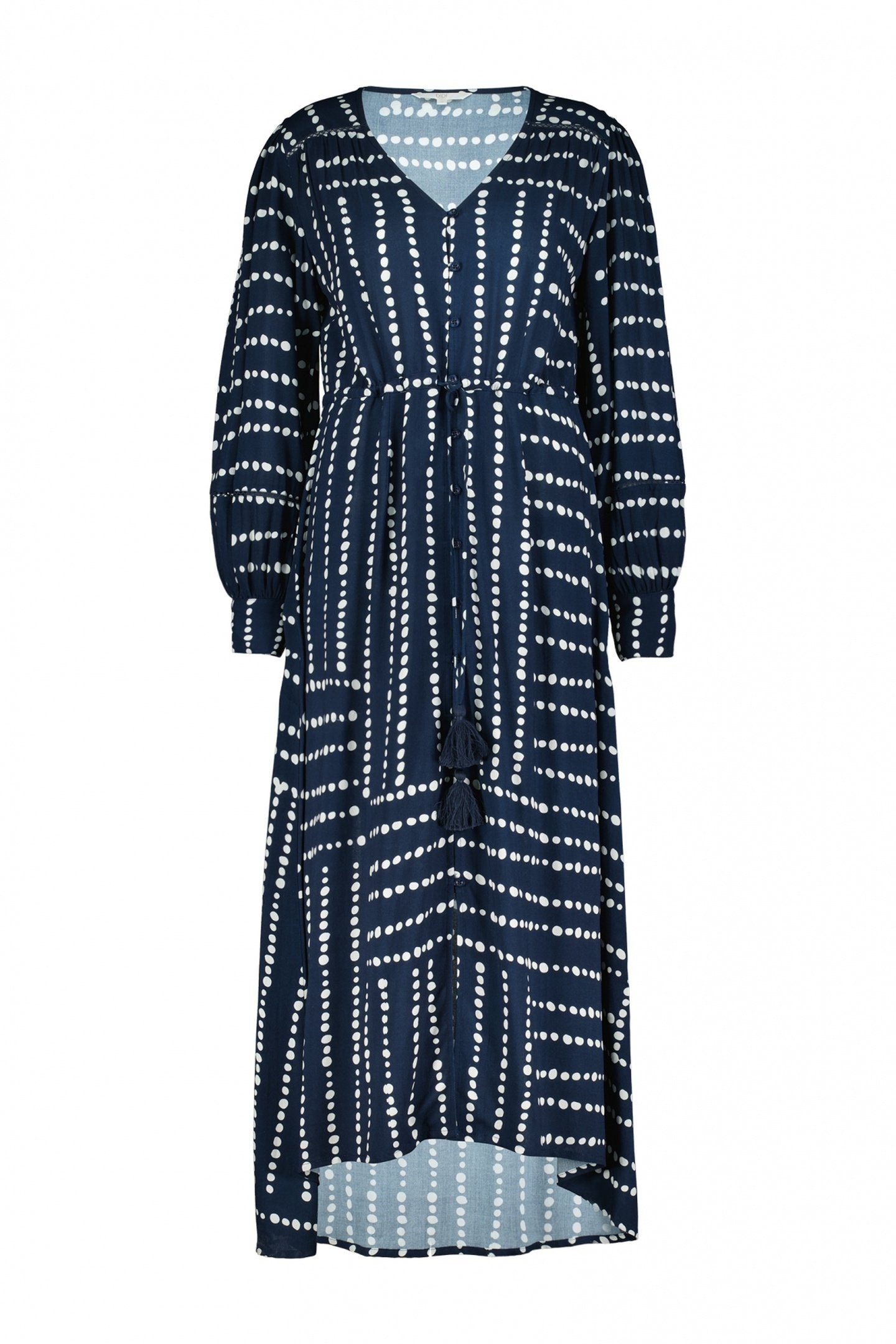 DRESS COSTA DARK BLUE SOURCE PRINT 5