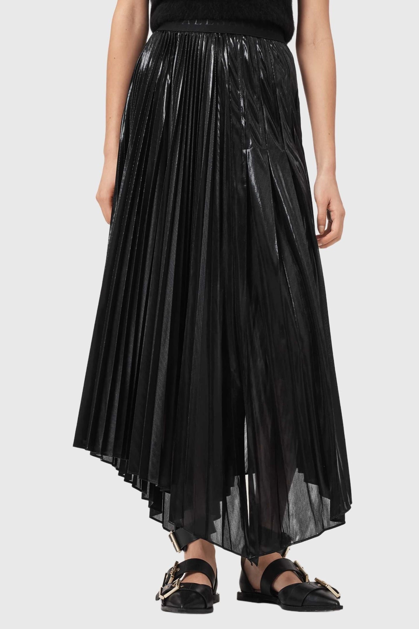 JAX SKIRT METALLIC BLACK 1