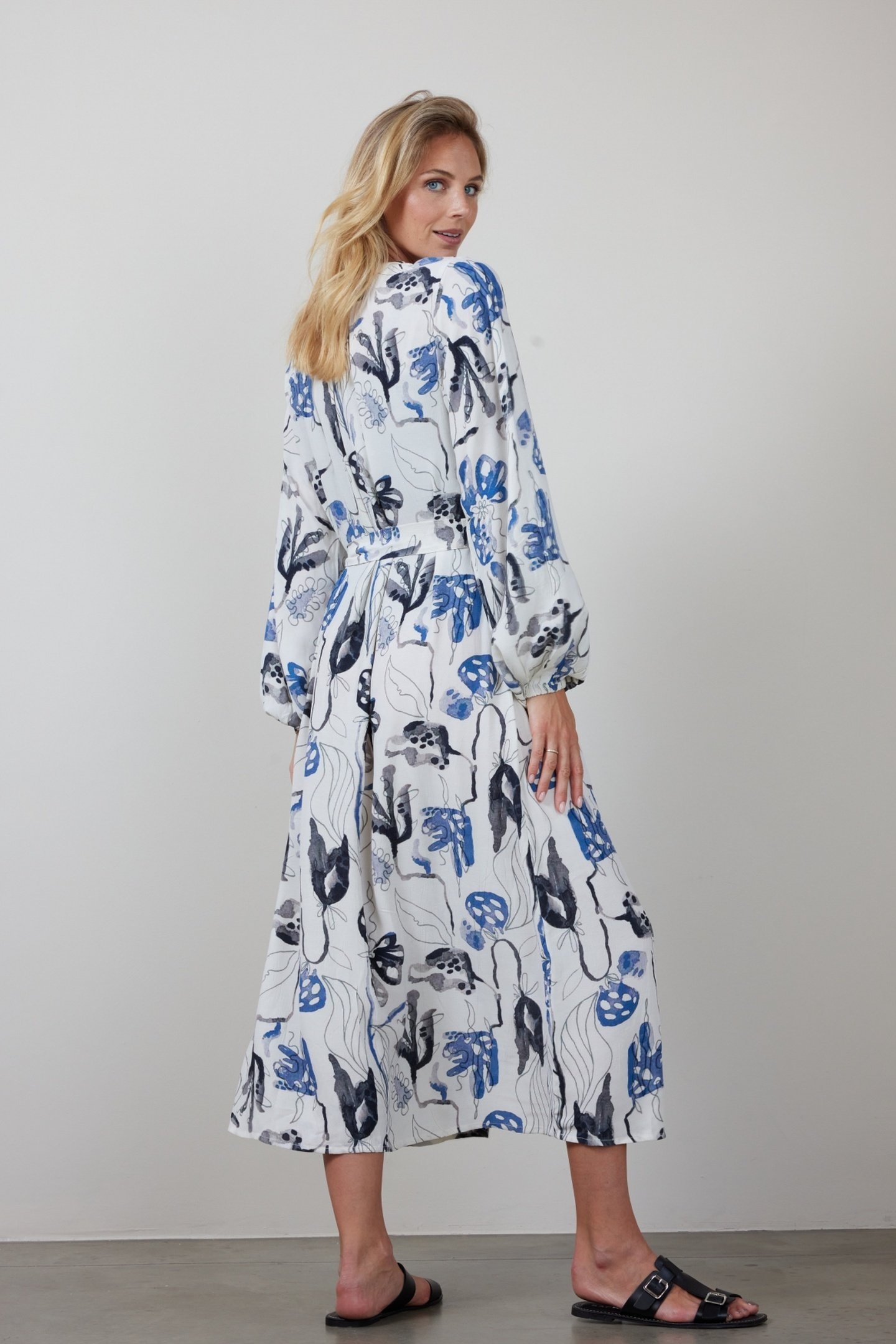 DRESS DIVINE OFFWHITE AMBIANCE PRINT 5