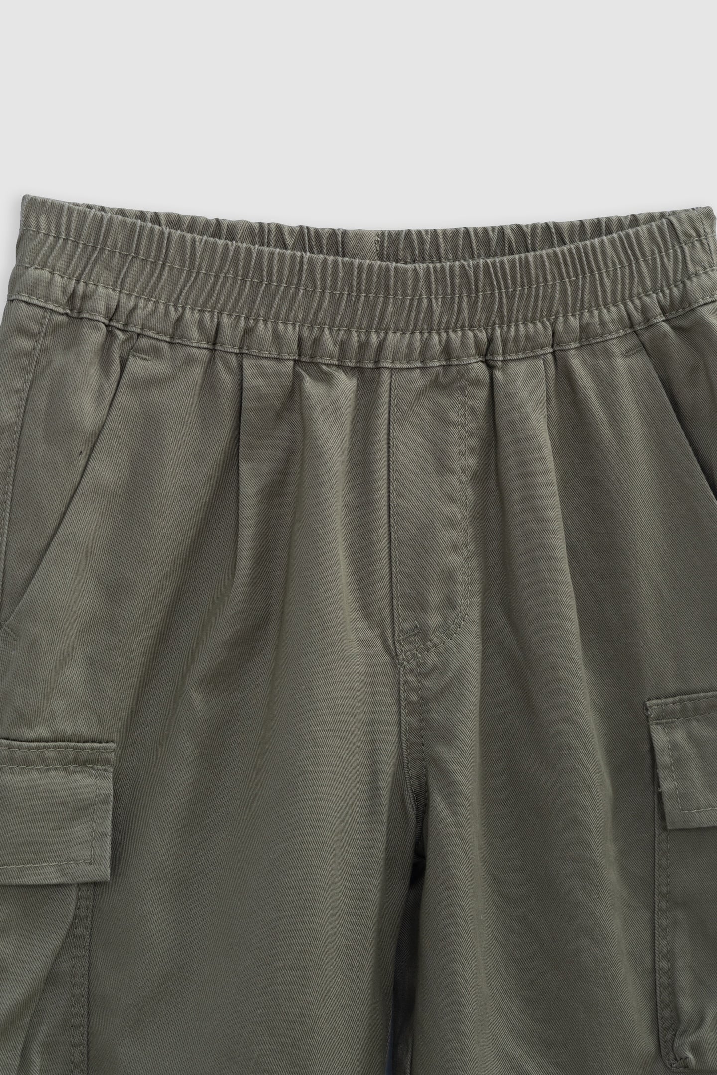 BERMUDA SHORTS JOGGER KHAKI MIX LYOCELL 3