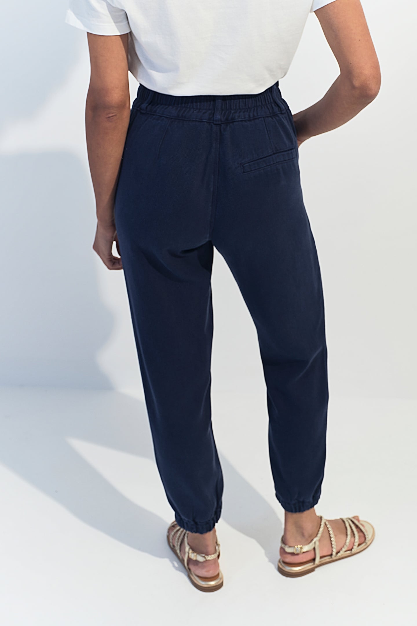 LE CALY - 7/8 BLUE BATTLE JEANS 4