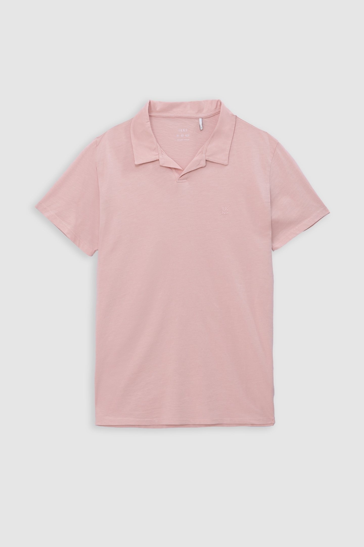 PINK ORGANIC COTTON POLO SHIRT 4
