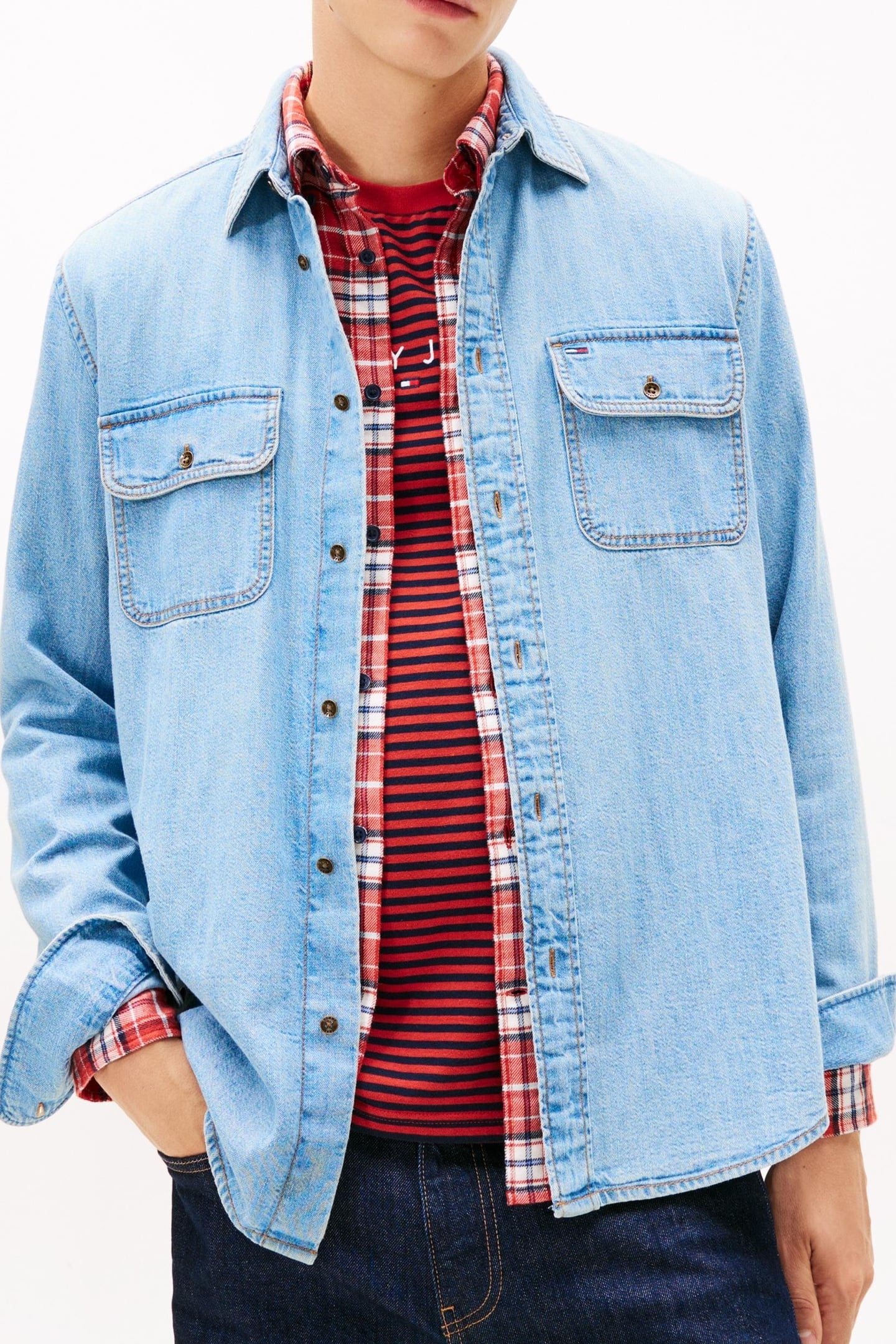 DENIM RELAXED FIT SHIRT 3