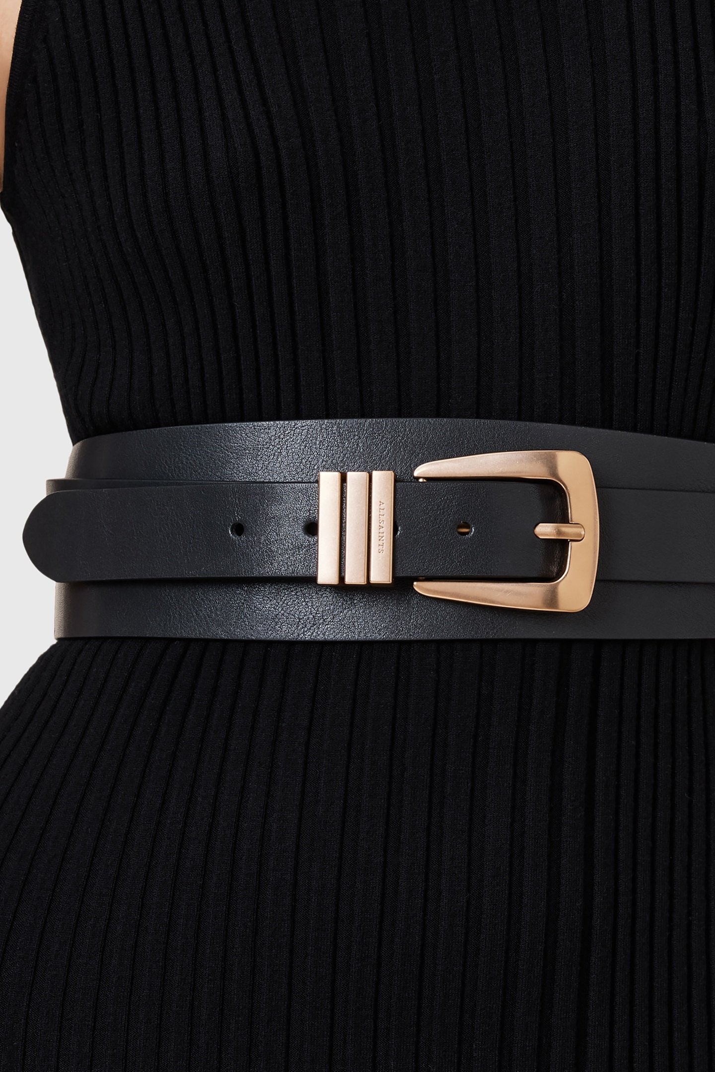 TRINITY ALCOR BELT BLACK/WARM BRASS 5