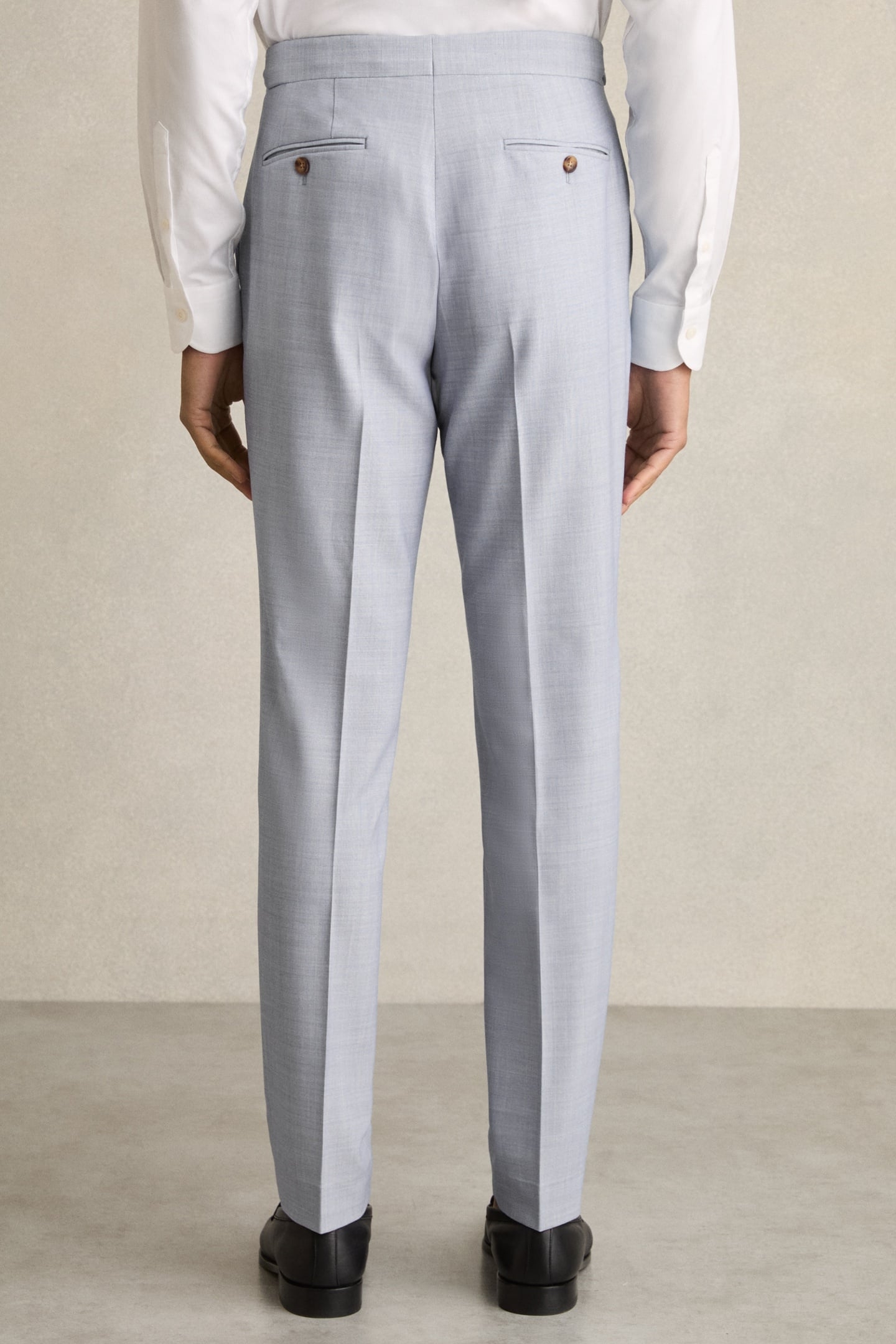TEXTURED MIXER TROUSER SOFT BLUE 4