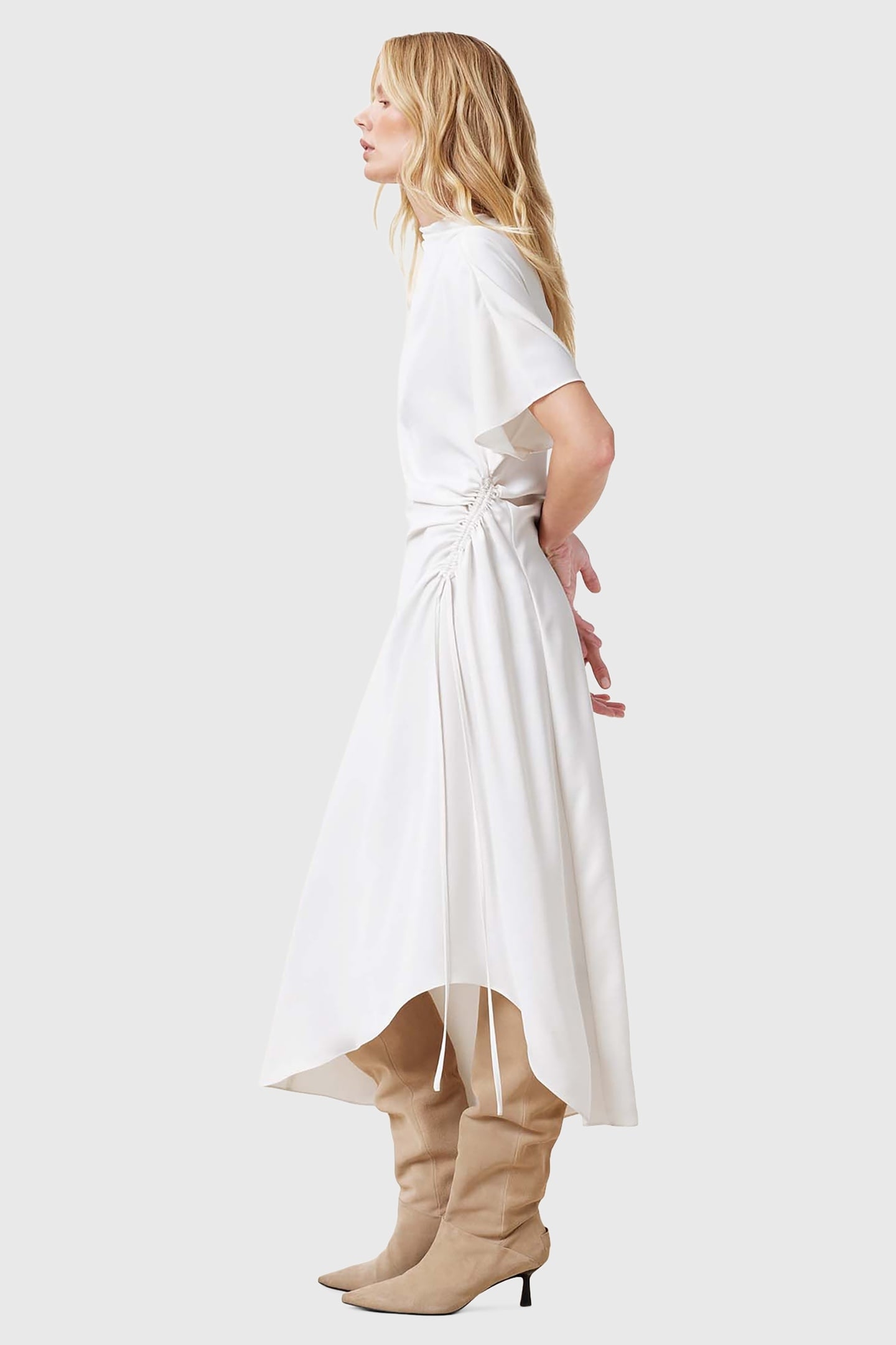 ROSIE DRESS TOFU WHITE 5