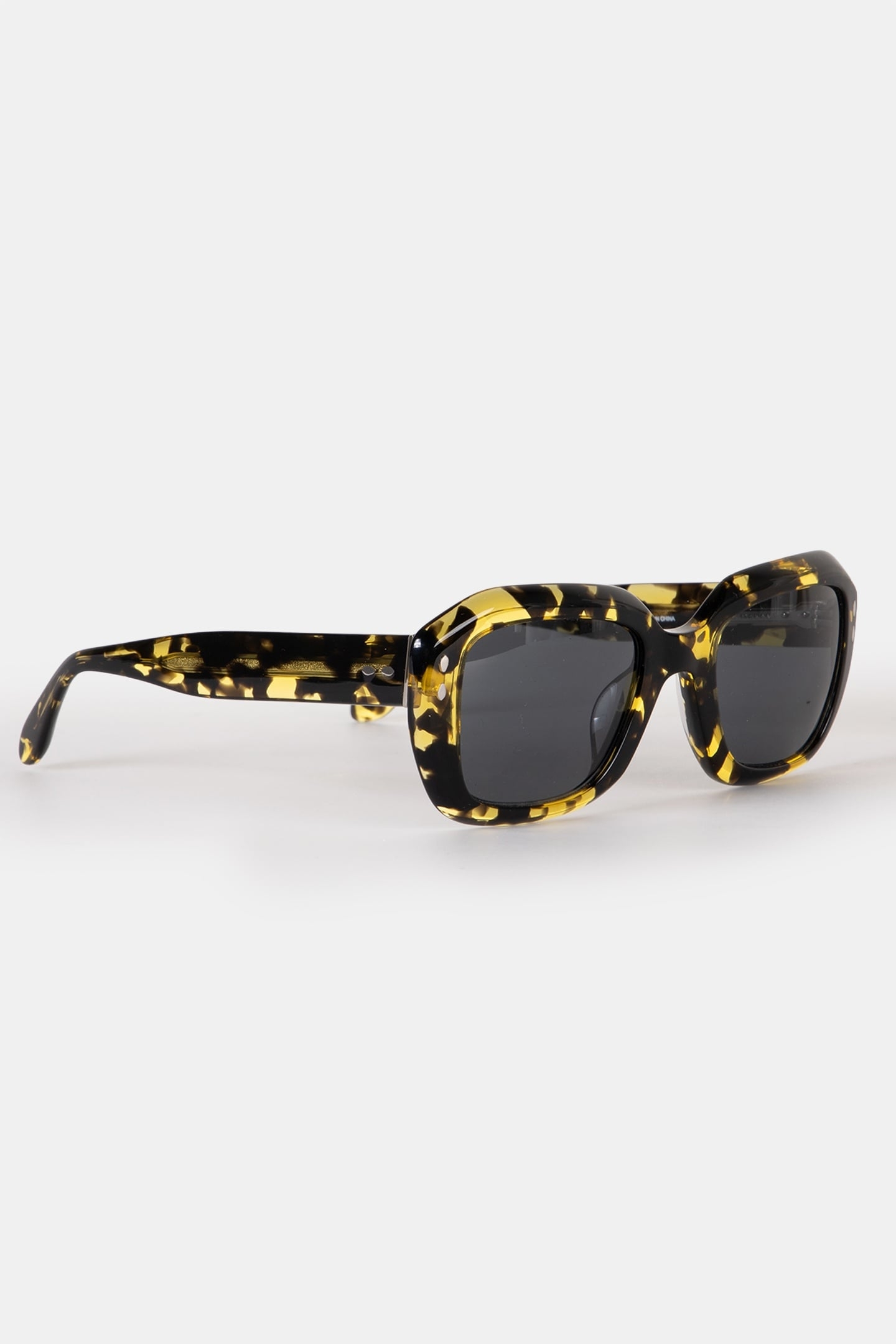 LILY SUNGLASSES YELLOW BROWN 3