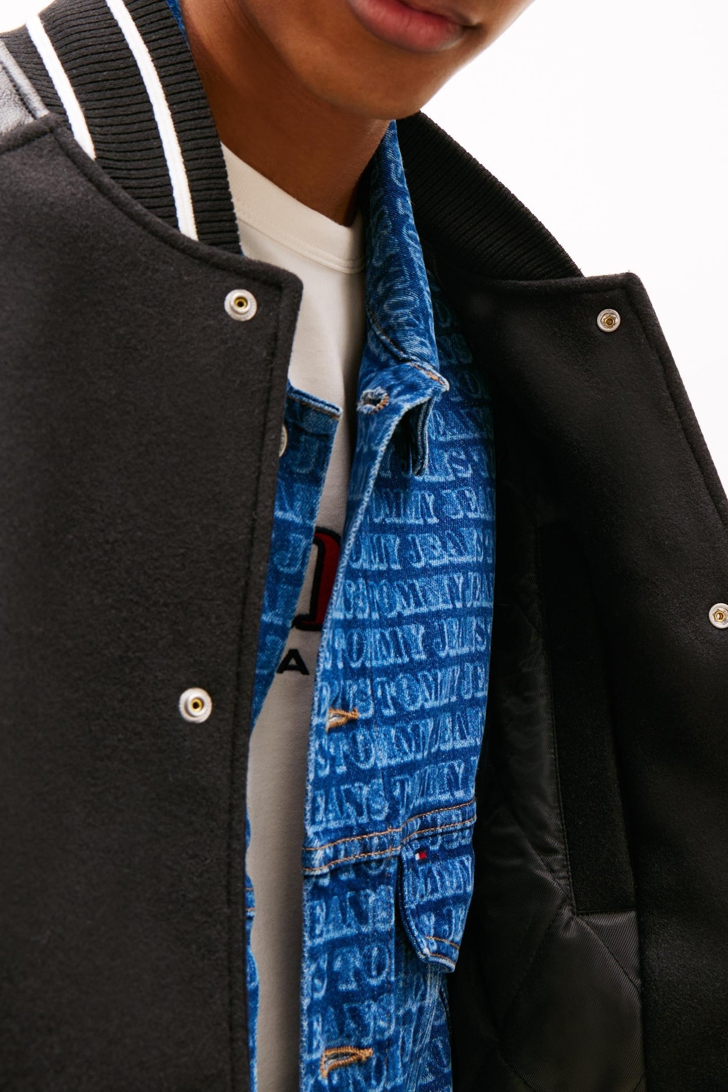 FLAG VARSITY JACKET BLACK 5