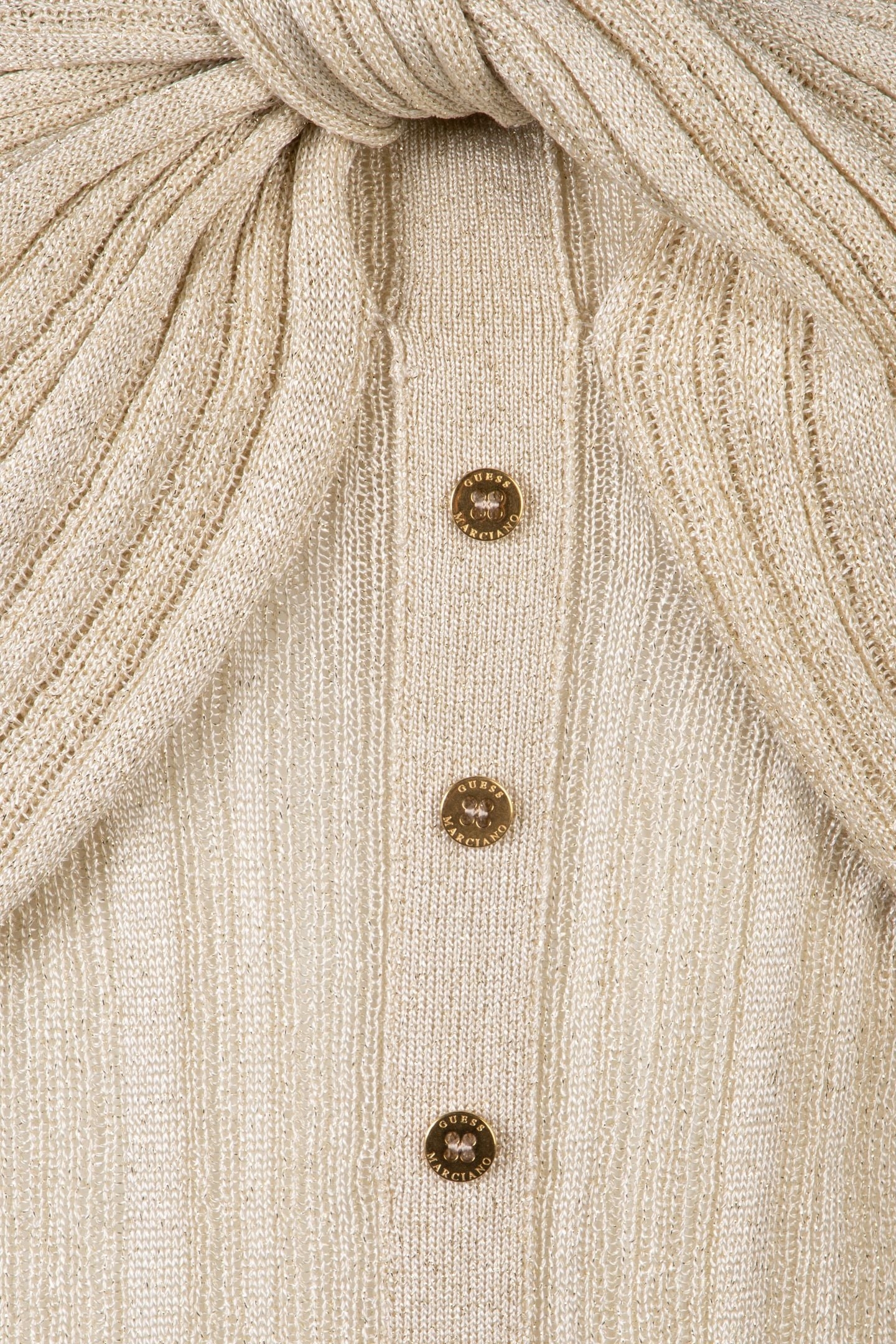 MARCIANO BY GUESS GIA SWEATER TOP SANDY SHORE + GOLD 4