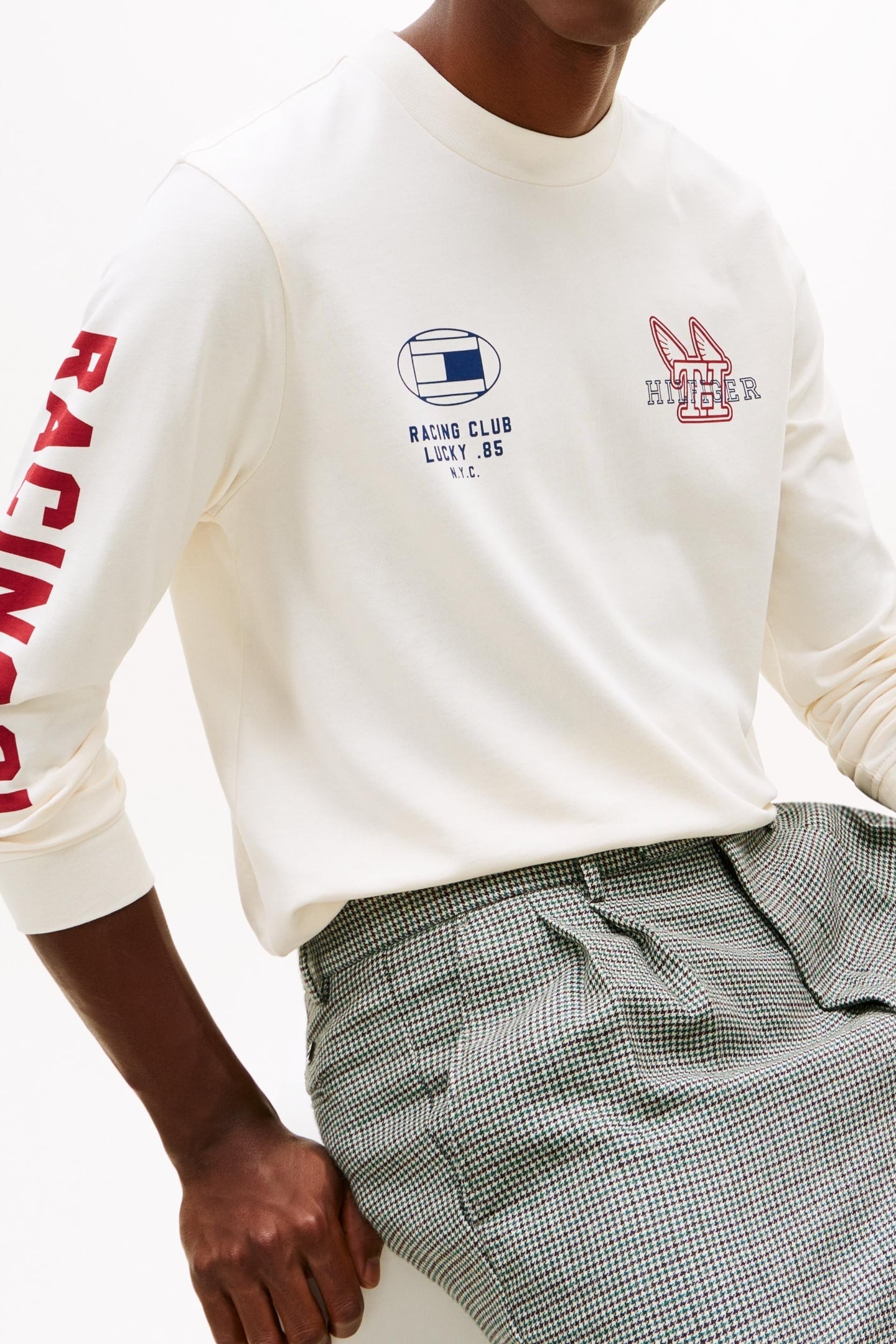 MODERN ATHLEISURE LS TEE IVORY PETAL 2