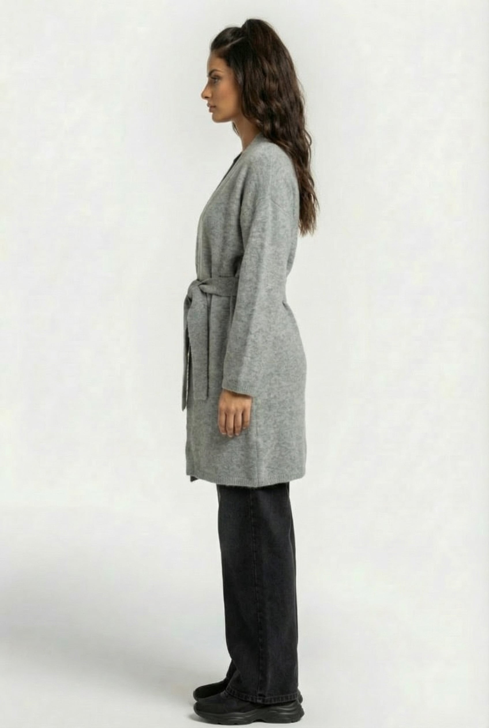 ULLA CARDIGAN LIGHT GREY 3