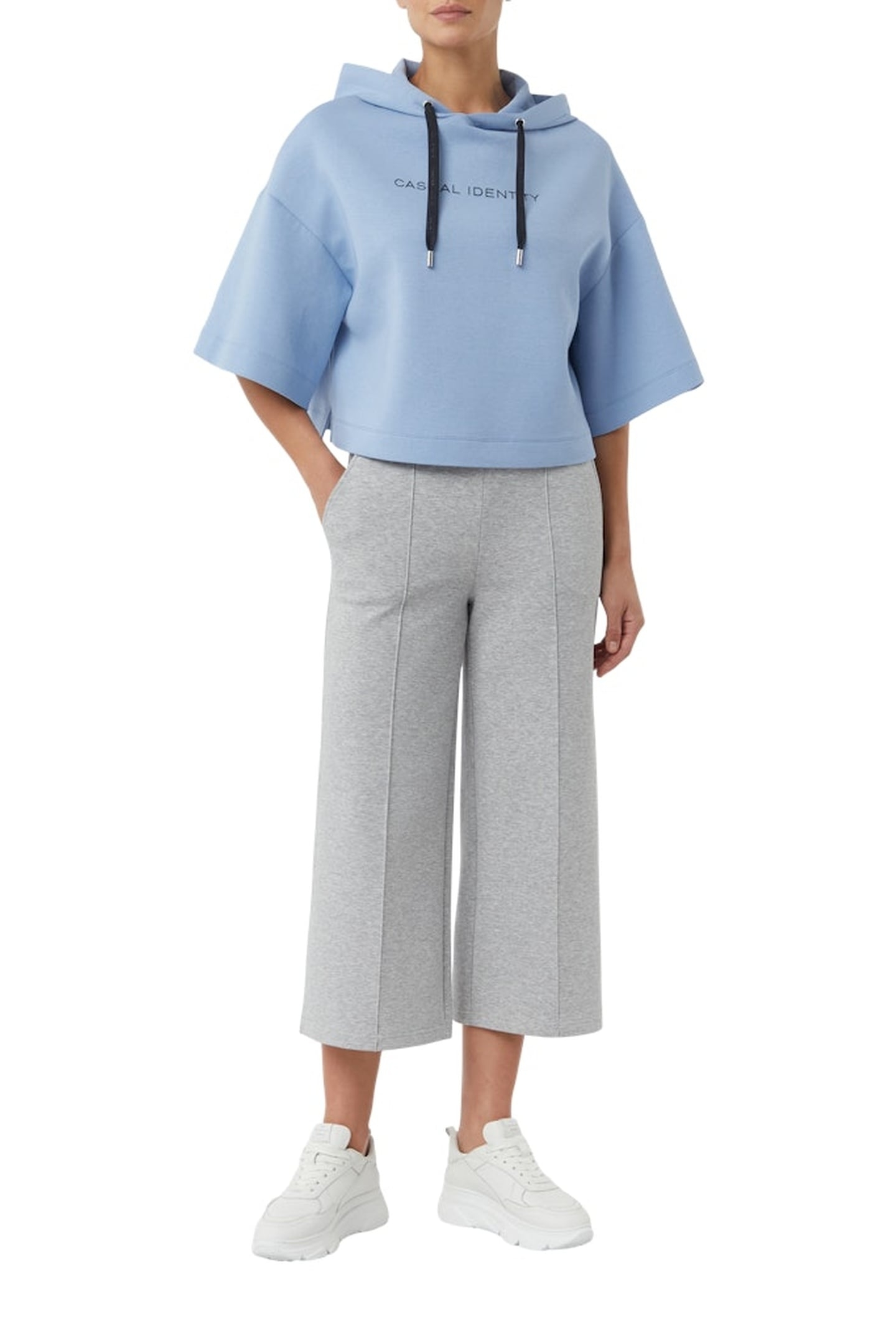 COMMA SWEATERS LIGHT BLUE 1