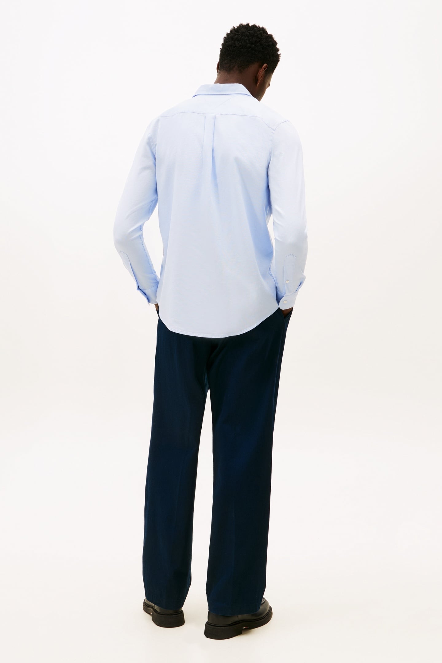 FLEX DOBBY SLIM FIT SHIRT SWEET BLUE 2